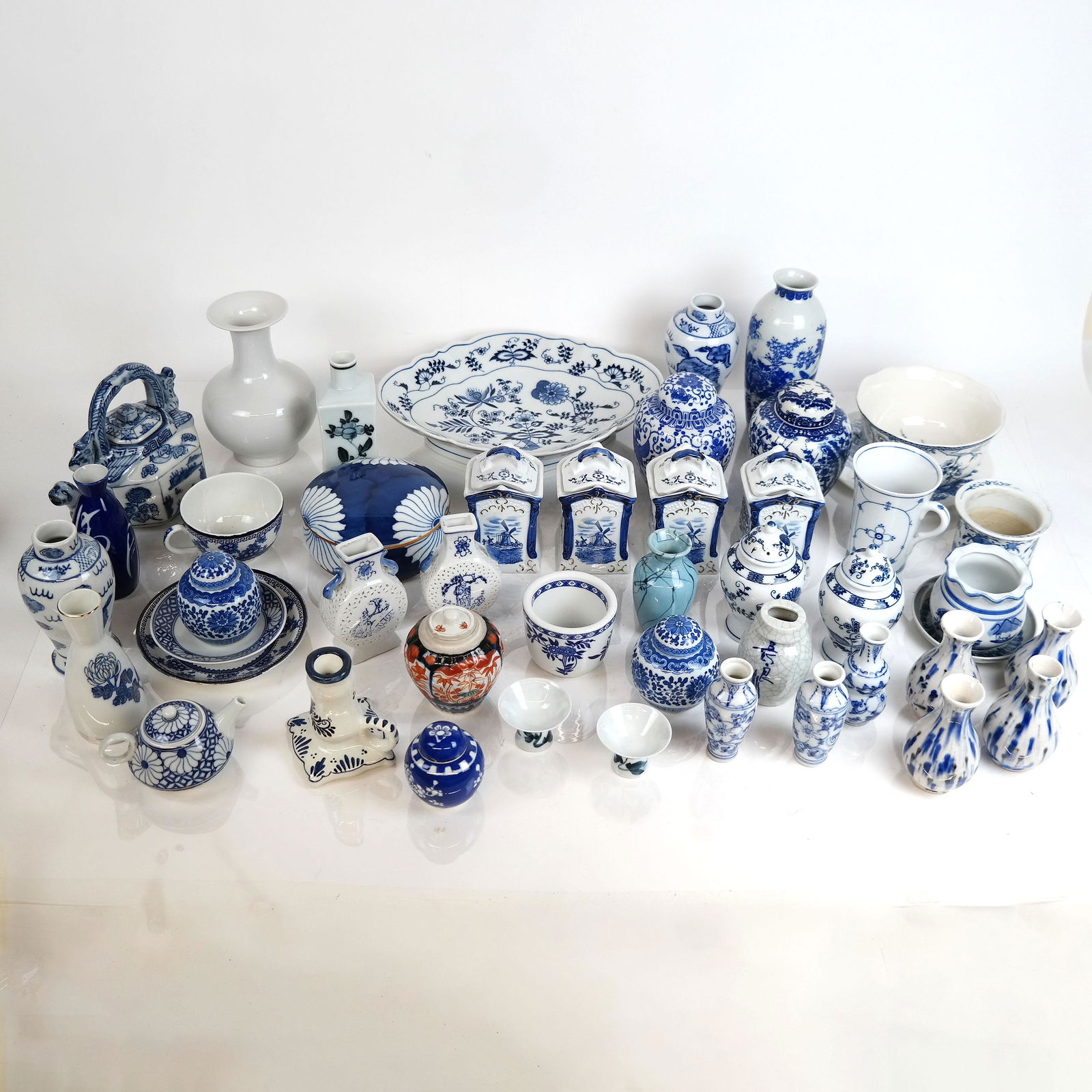 Large Lot Chinese Blue & White Porcelain (1 of 16)