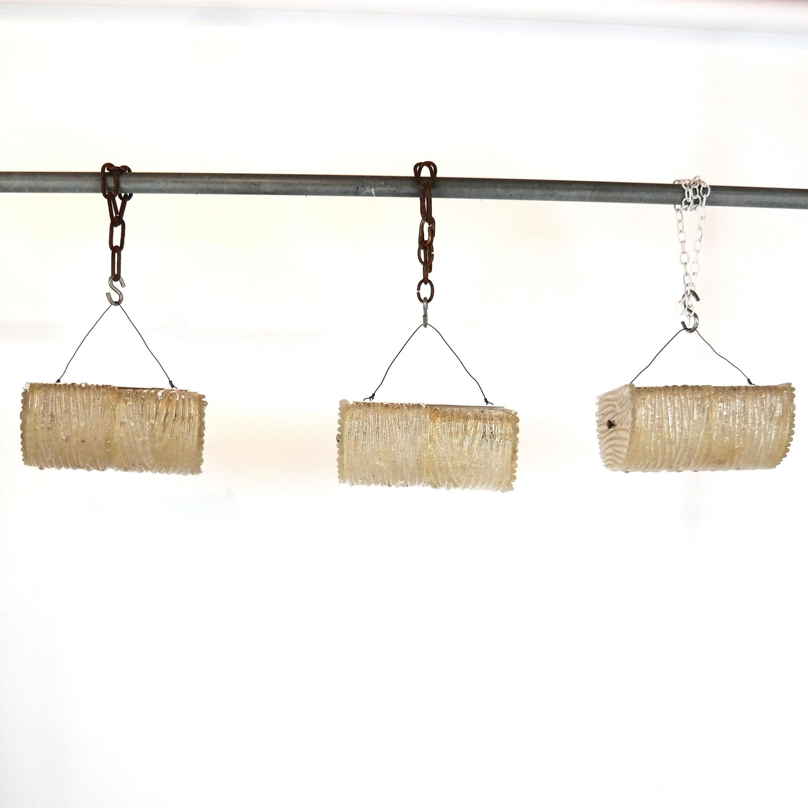 Three Mid-Century Modern Venetian Glass Sconces (1 of 9)