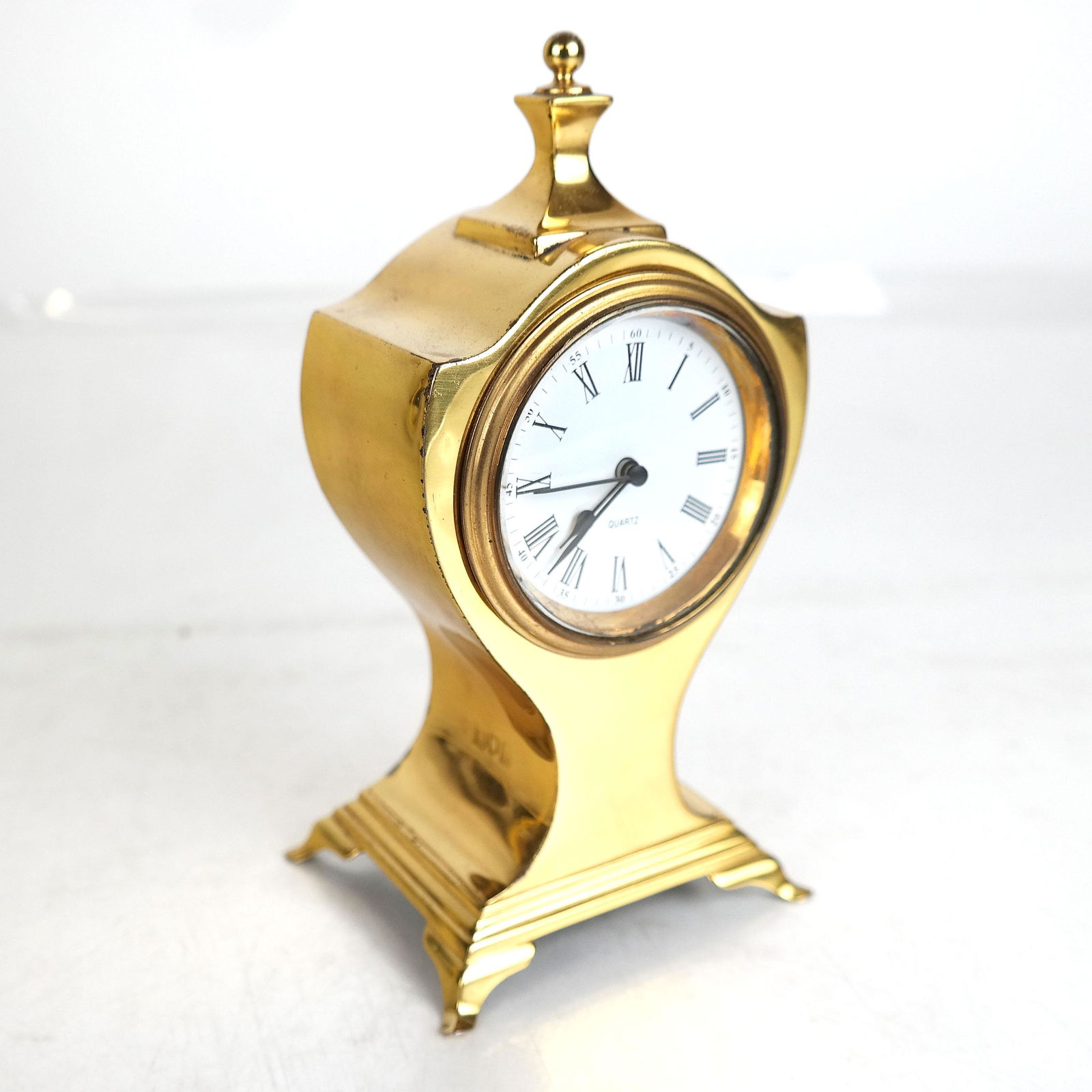 English Silver Gilt Table Clock (1 of 8)