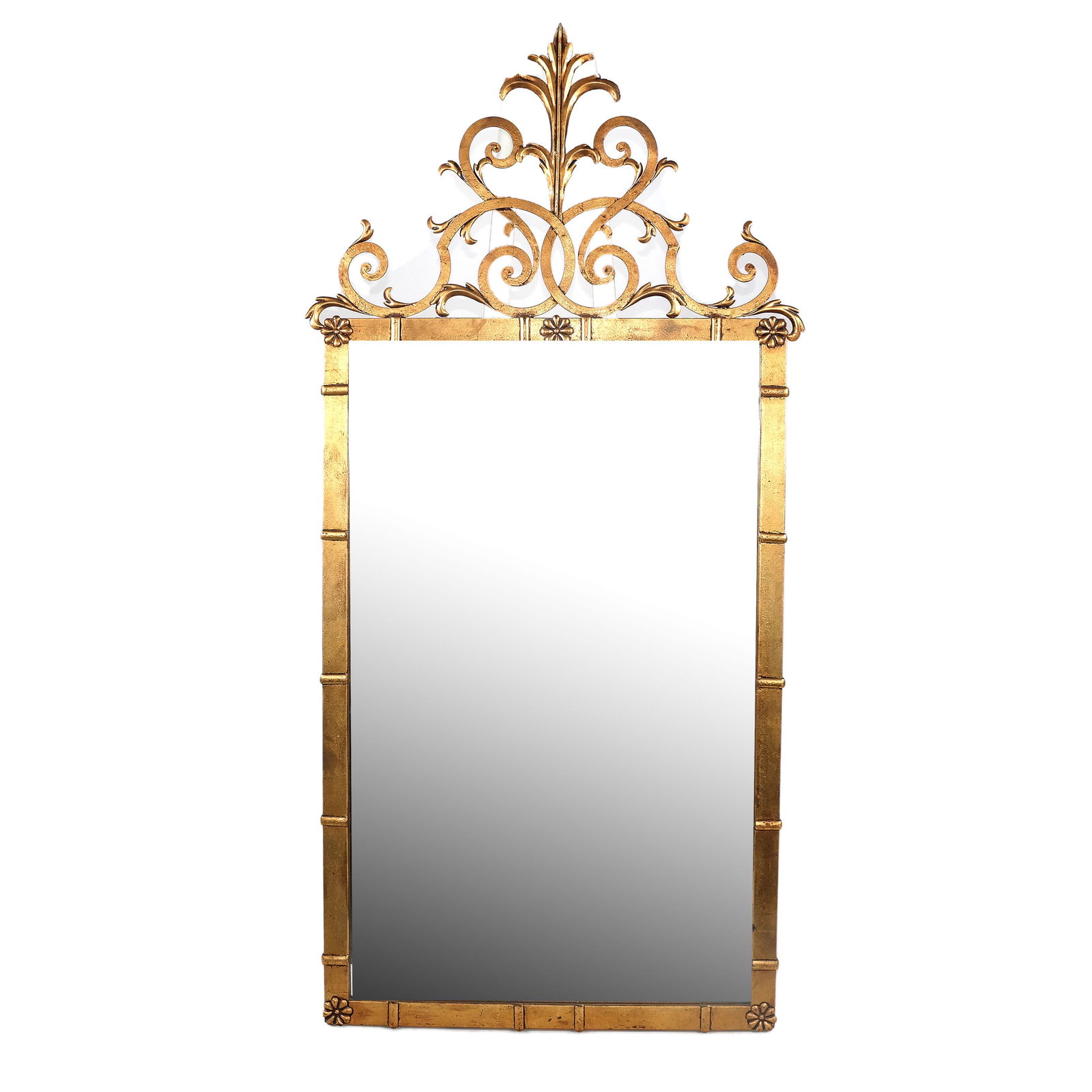 Italian Gilded Iron Mirror (1 of 8)