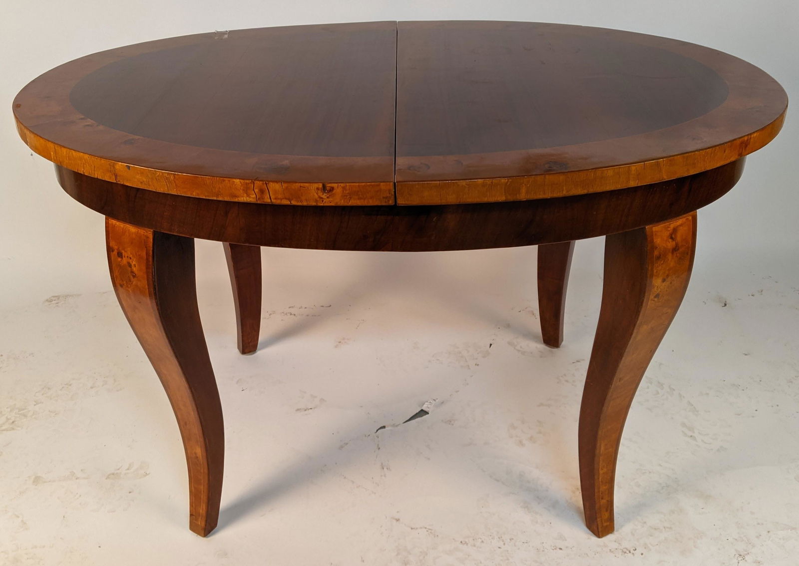 Beidermeier Period Walnut Oval Dining Table (1 of 10)