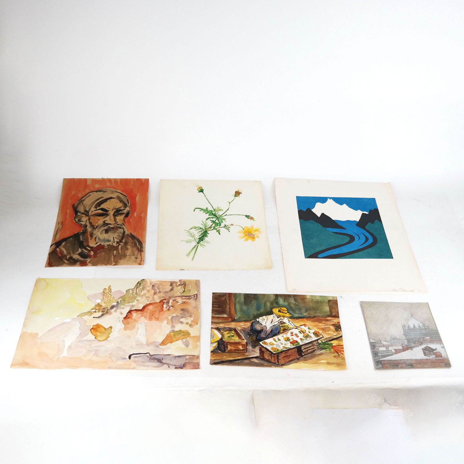 Lot of 7 Original Art Works (1 of 13)