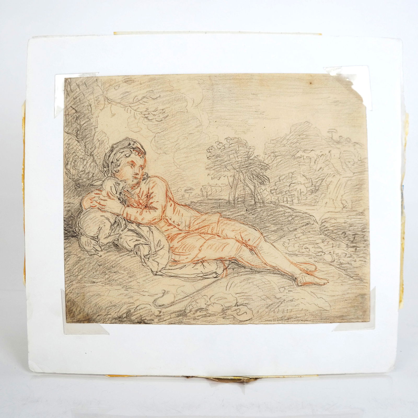 Attrib. Nicolas LANCRET: Drawing of a Boy (1 of 12)