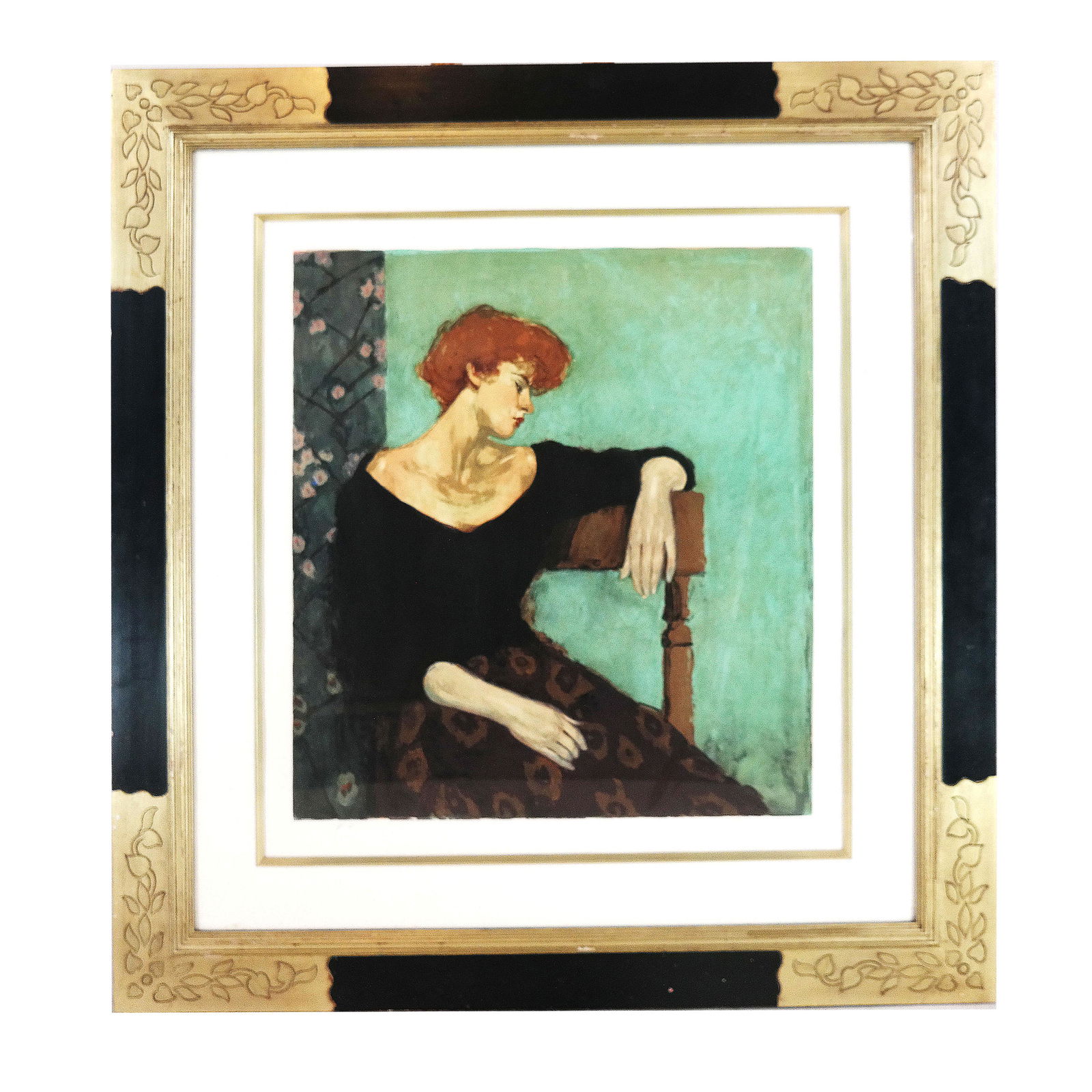 Malcolm T. LIEPKE: Seated Profile - Lithograph (1 of 8)