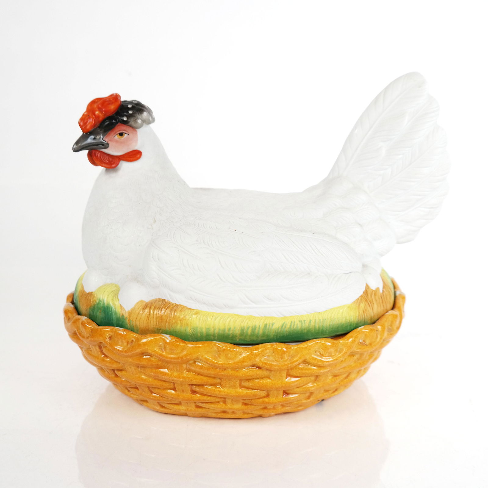 English Ceramic Hen-on-a-Nest Egg Coddler (1 of 14)