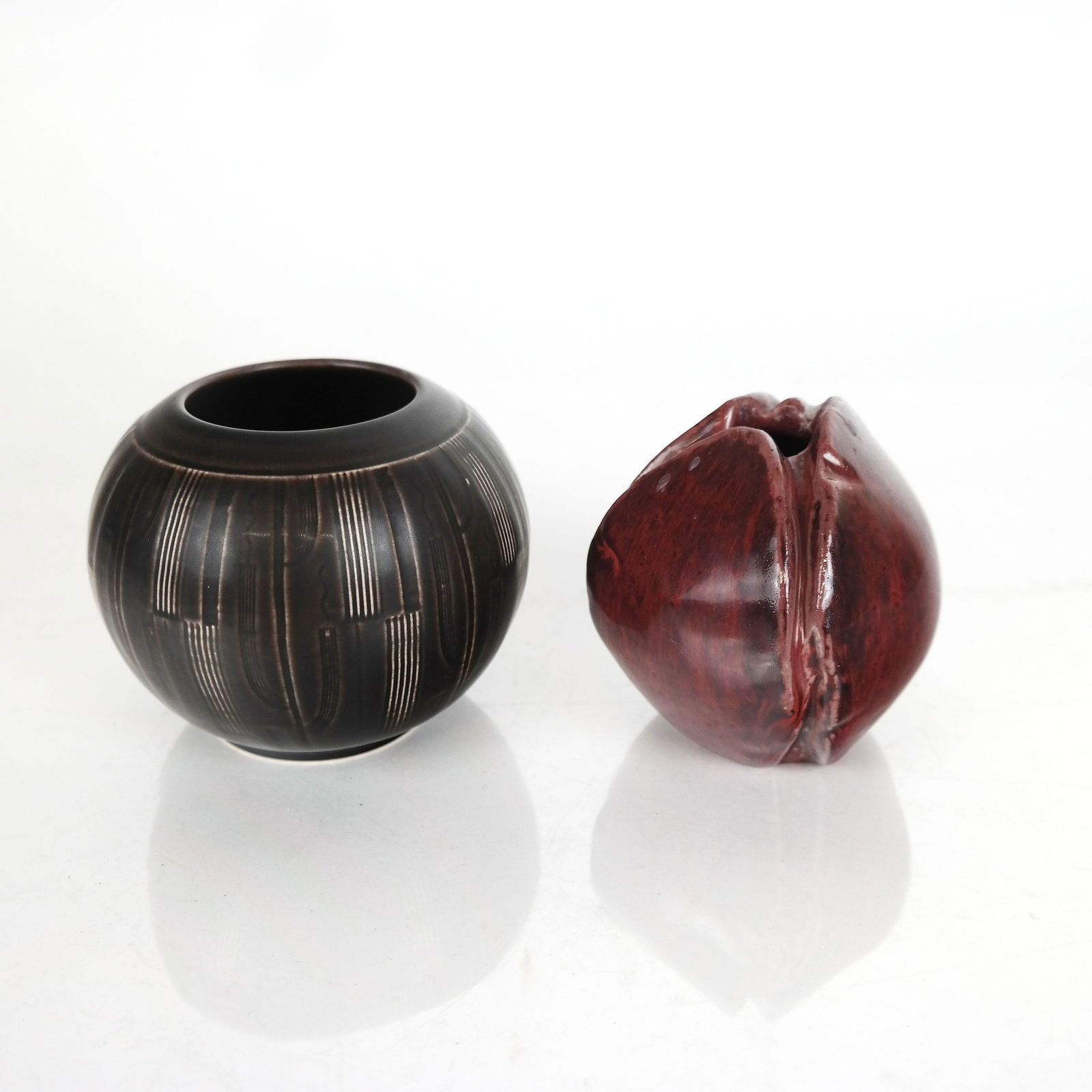 Two Mid-Century Danish Ceramic Vases (1 of 7)