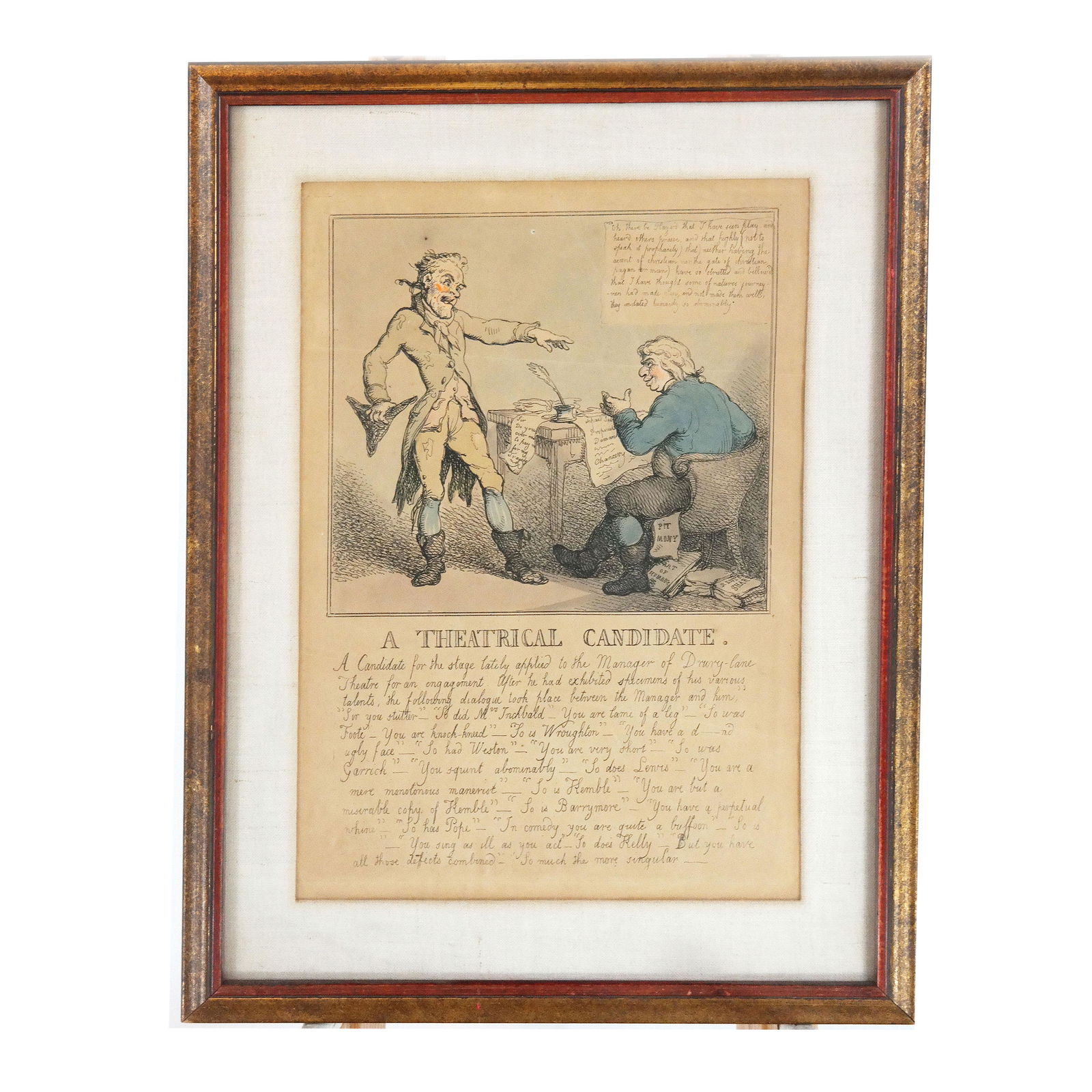 Thomas ROWLANDSON: Colored Etching (1 of 10)