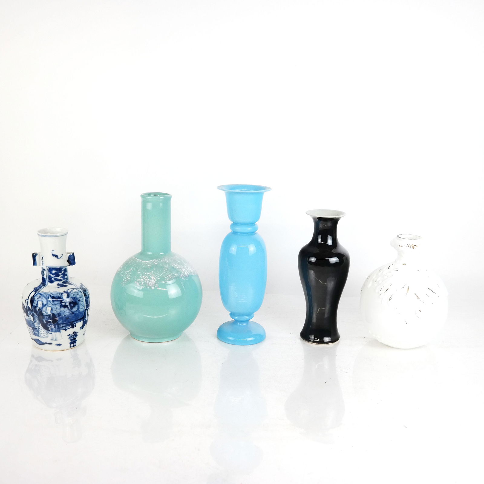 Lot of Five (5) Vases (1 of 11)