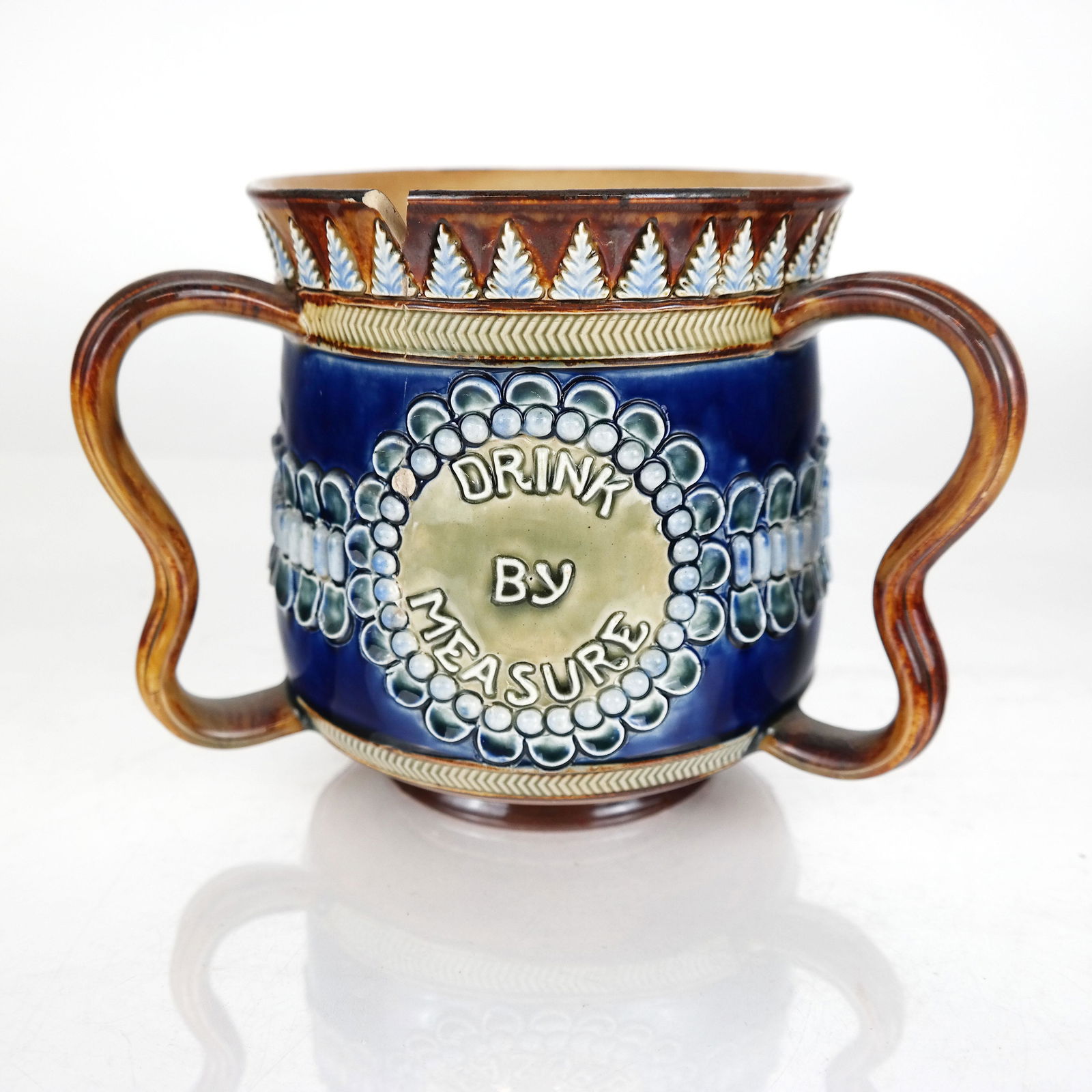 Doulton Lambeth Three-Handled Cup (1 of 9)