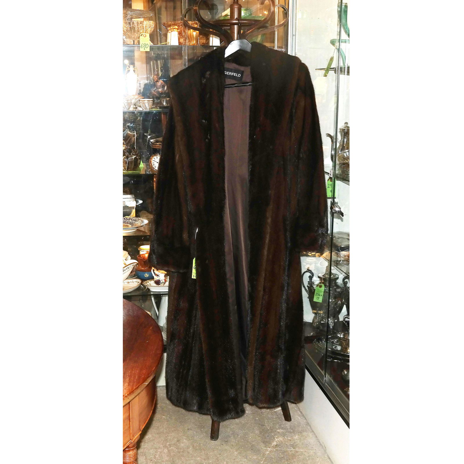 Karl Lagerfeld Full Length Mink Coat (1 of 9)