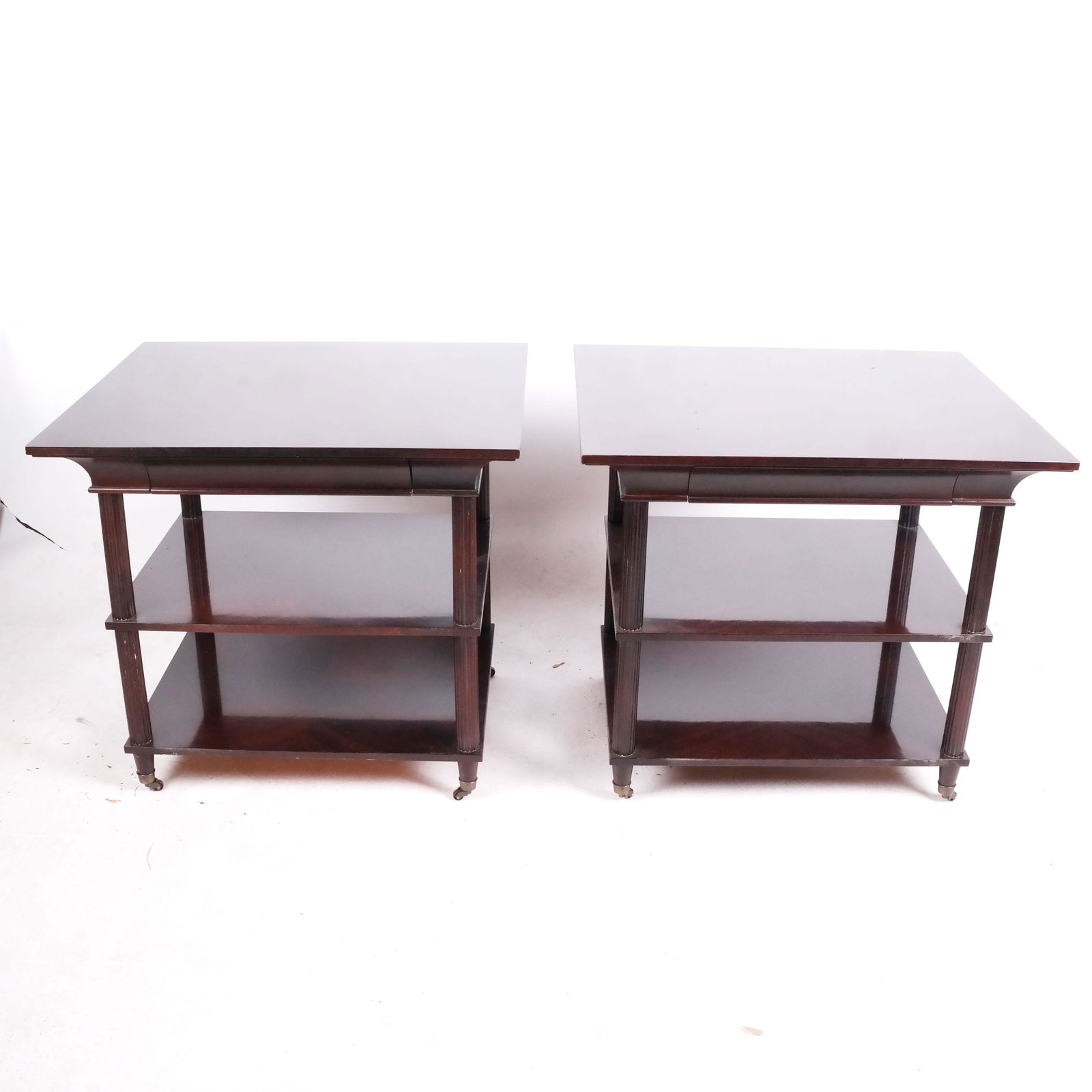 Pair of Baker 3-Tier Side Tables (1 of 11)