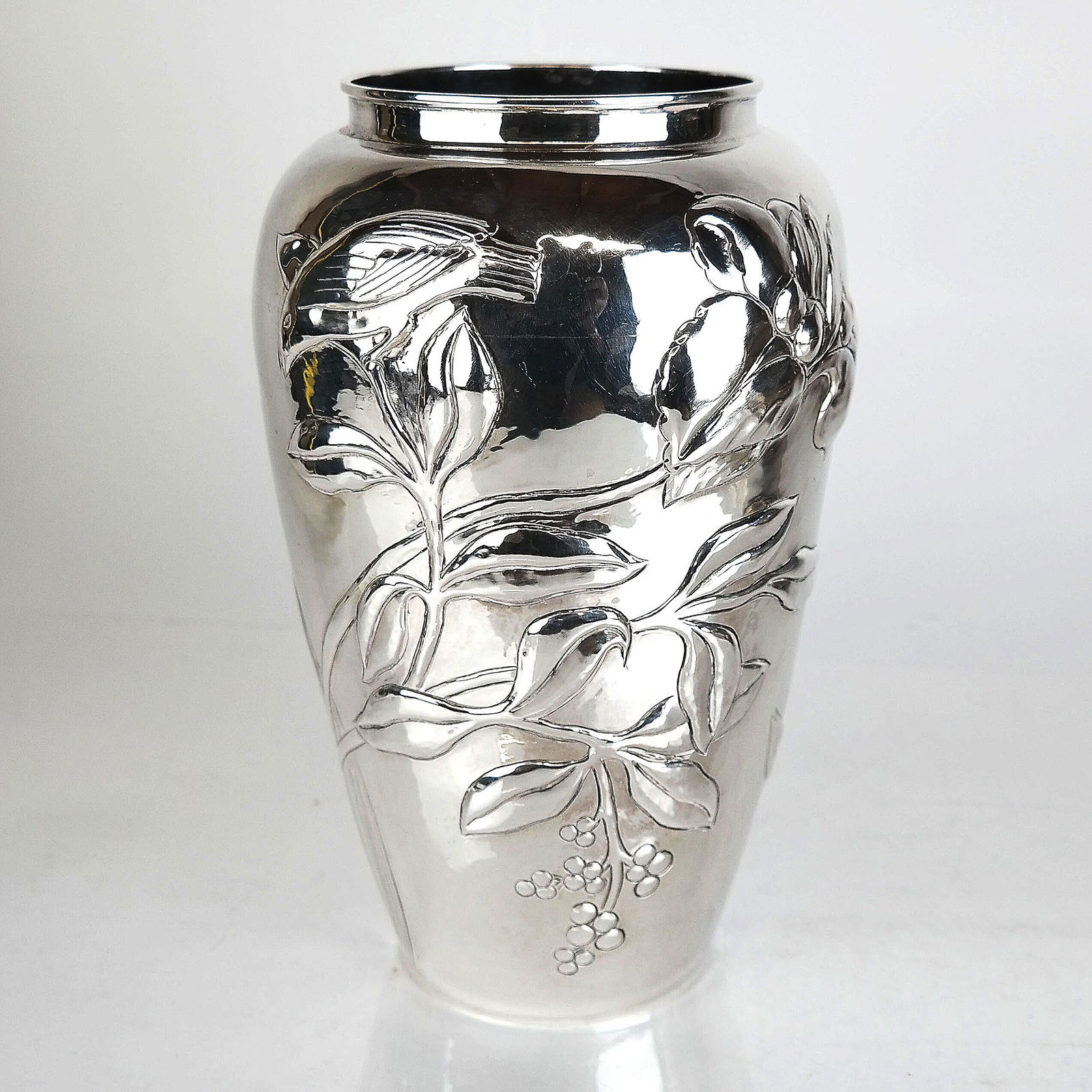 Large Sterling Silver Vase (1 of 10)