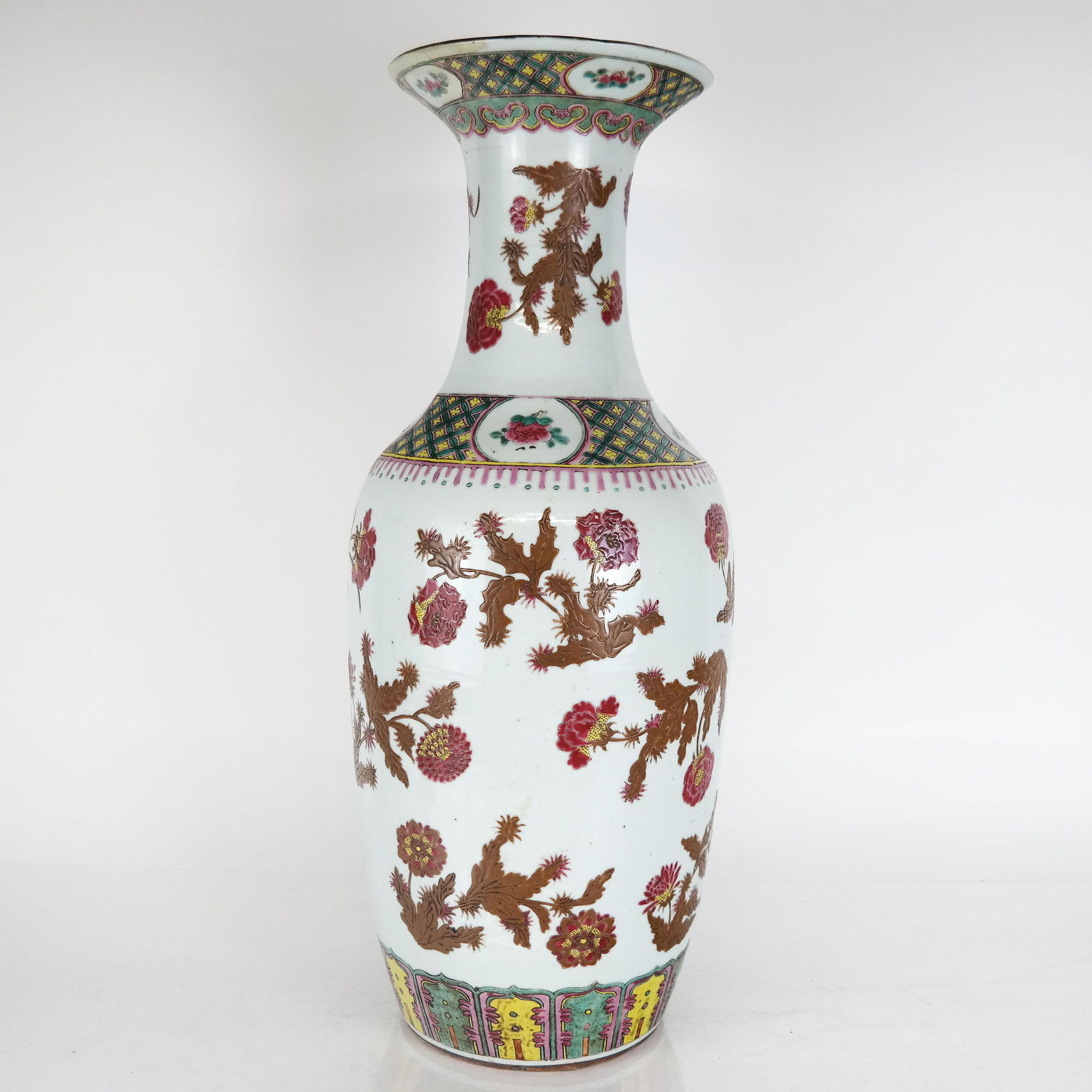 Chinese Blue and Green Rectangular Vase (1 of 10)