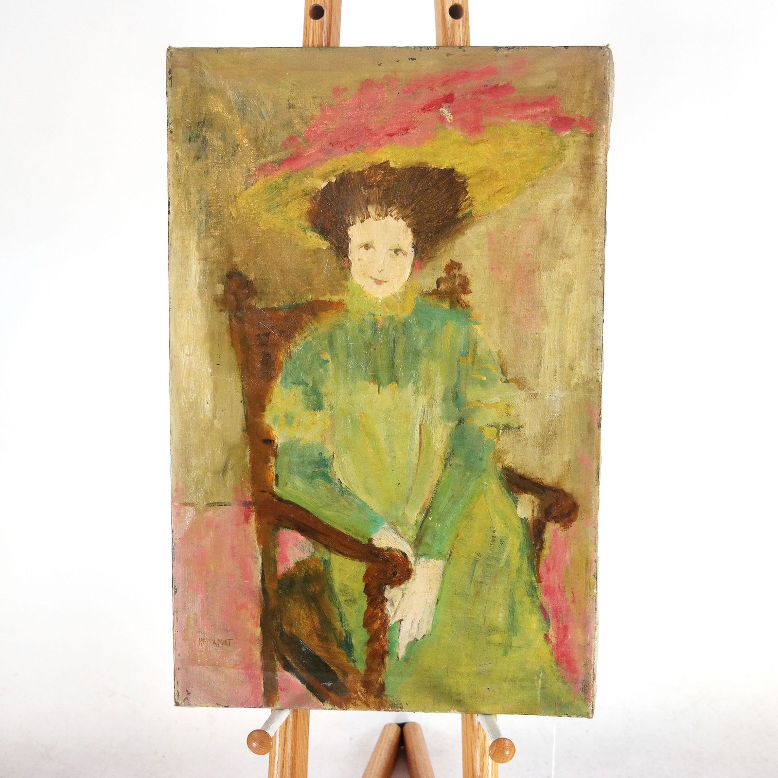 RAPPAPORT: Seated Woman - Oil Painting (1 of 6)