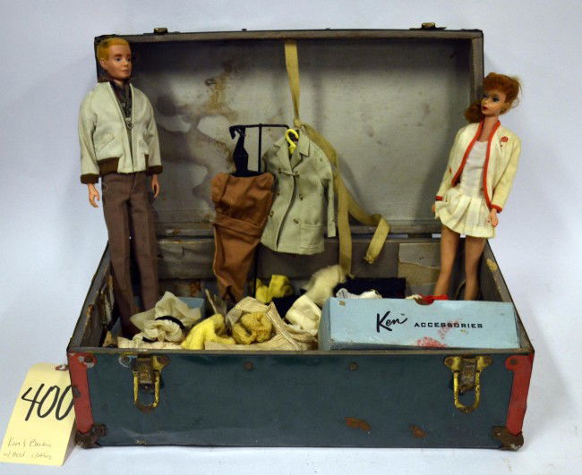 Ken and Barbie Dolls: With clothing