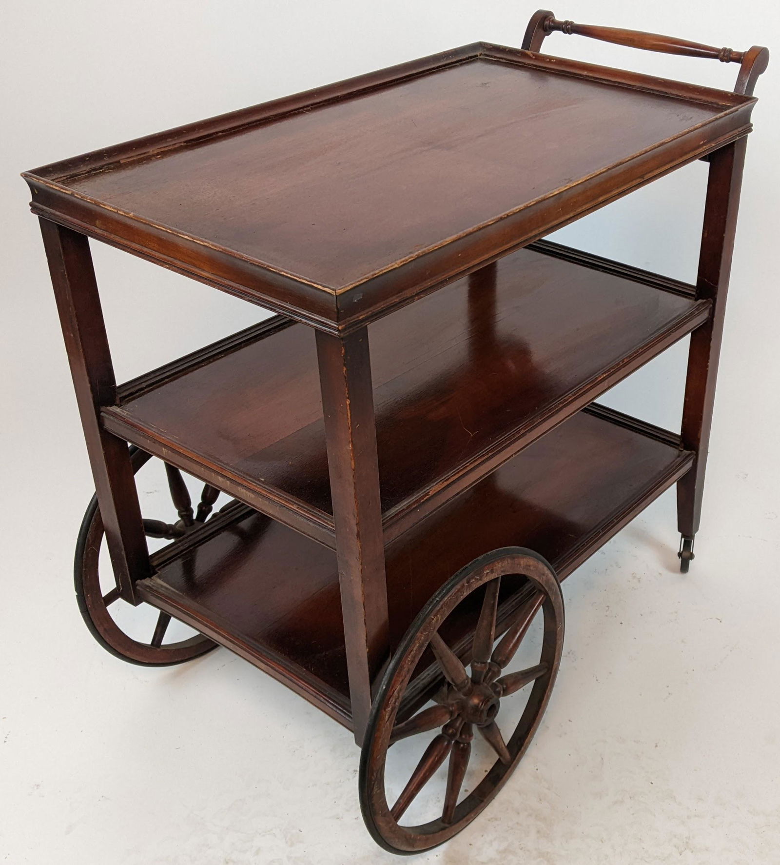 Mahogany Bar Serving Cart (1 of 9)
