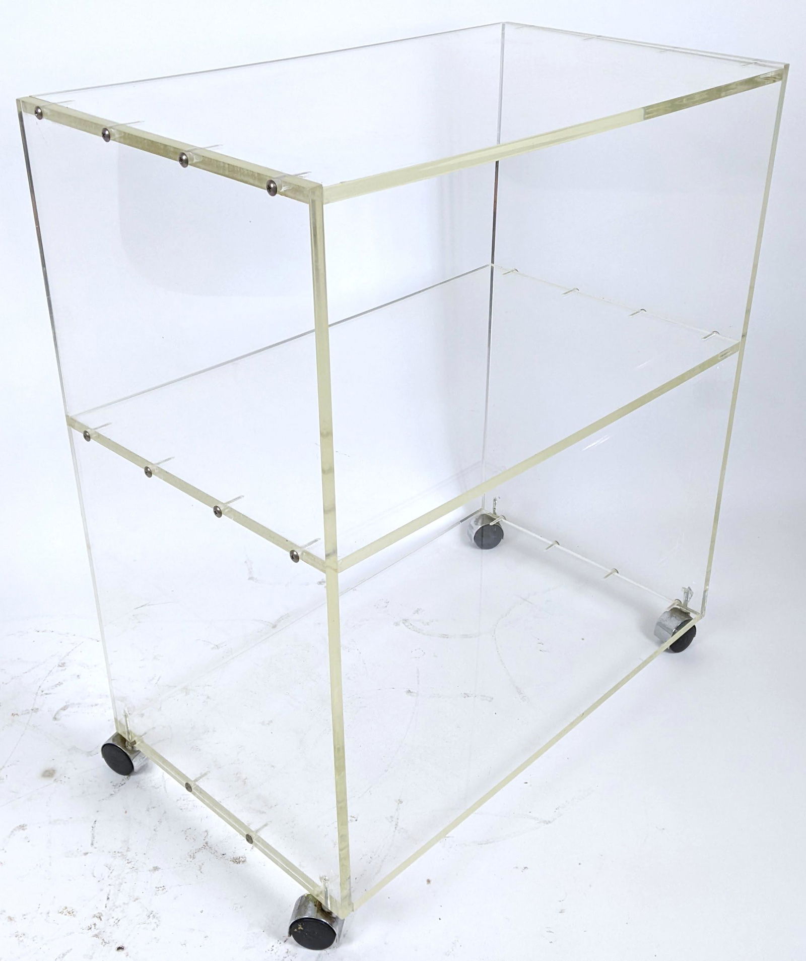 Lucite Rolling Cart (1 of 8)