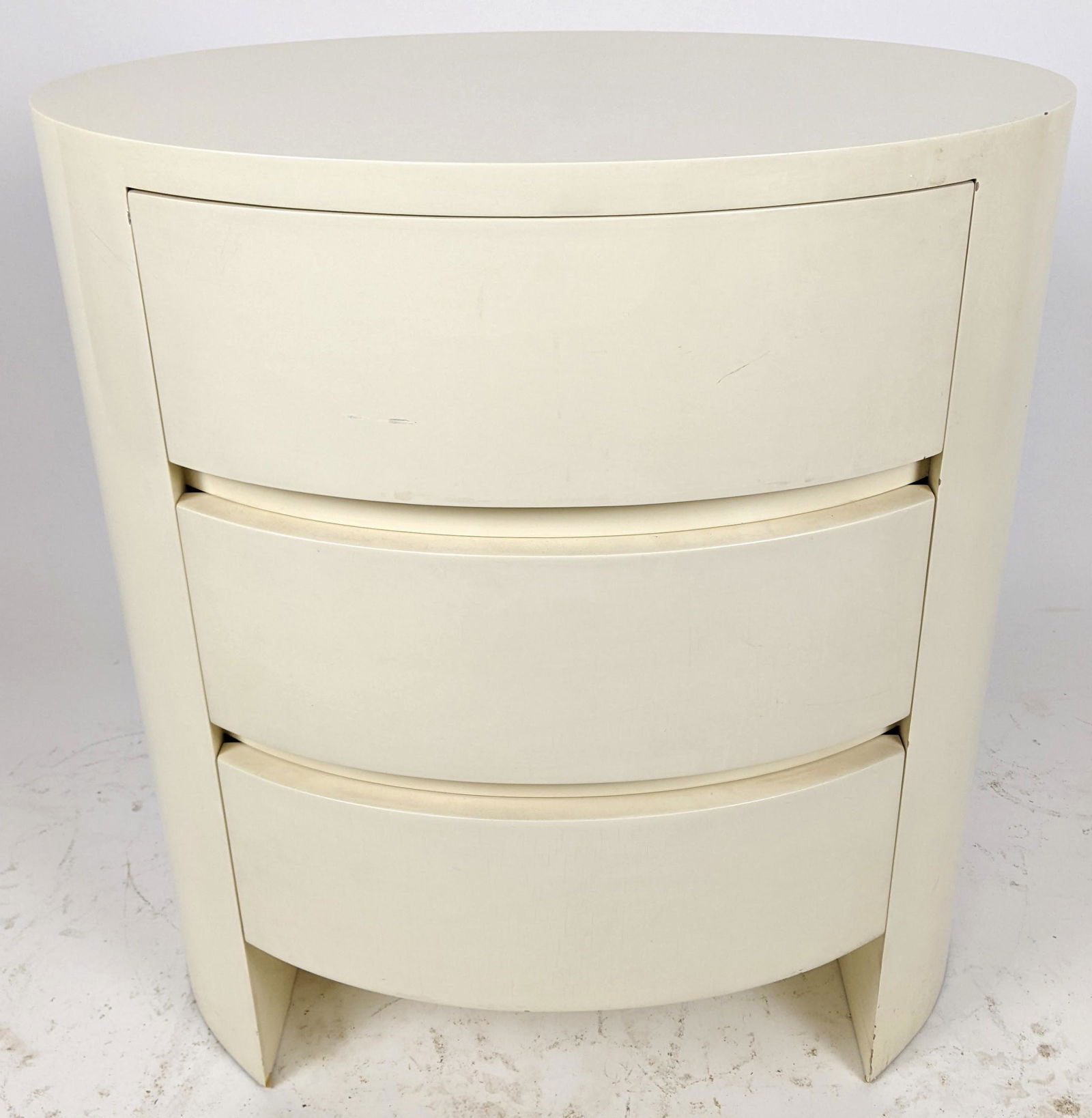 Mid-Century Oval Night Stand (1 of 9)