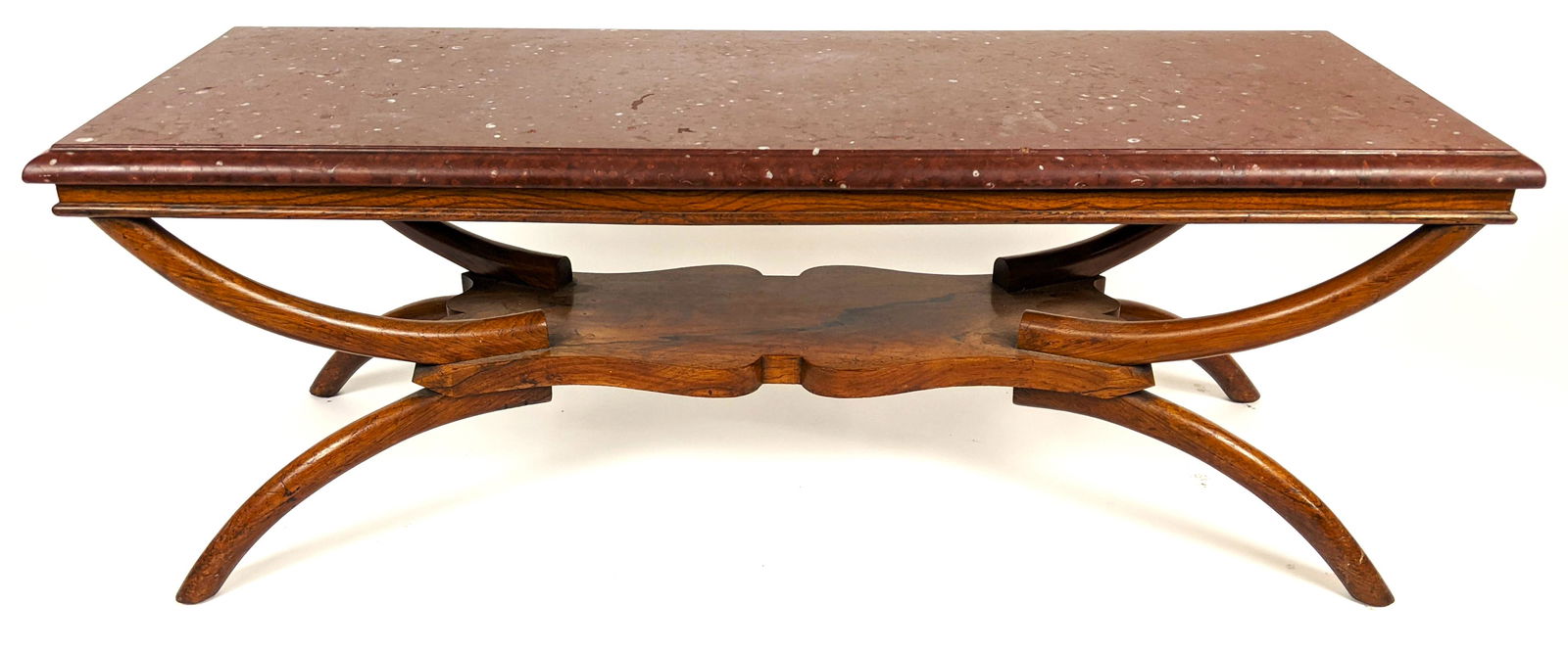 Mid-Century Art Deco-Style Rosewood Coffee Table (1 of 11)