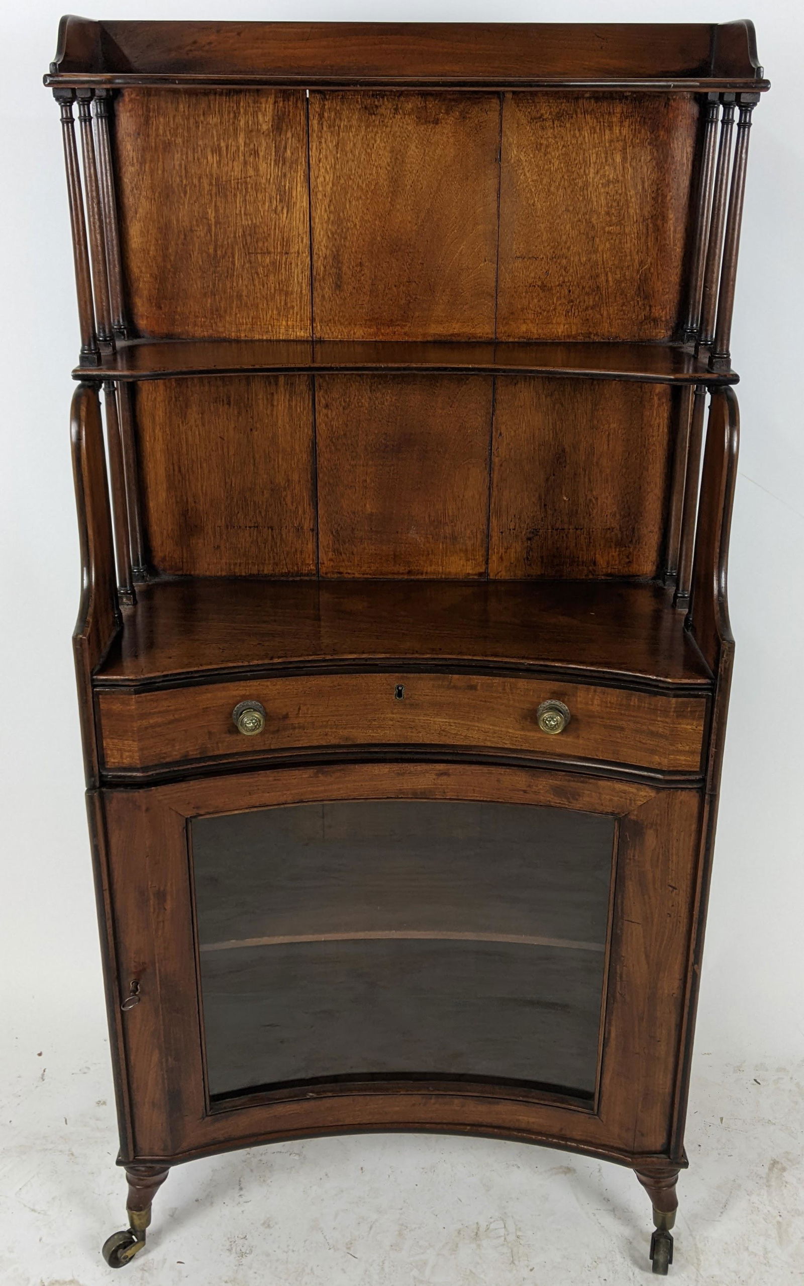 19th C. Regency English Etagere Cabinet (1 of 13)