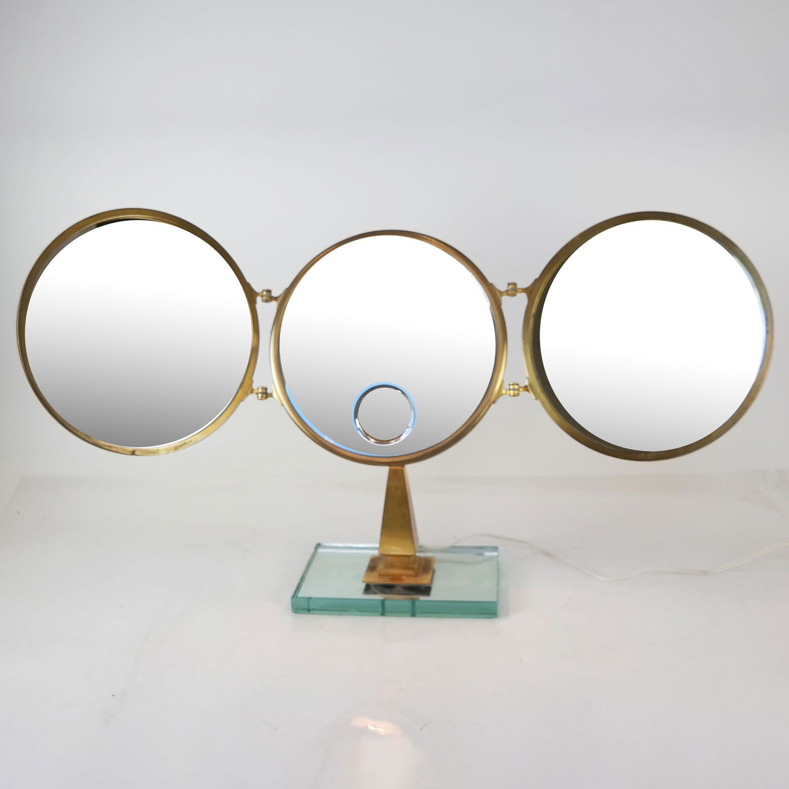 Mid-Century-Style Illuminated Dressing Mirror (1 of 14)