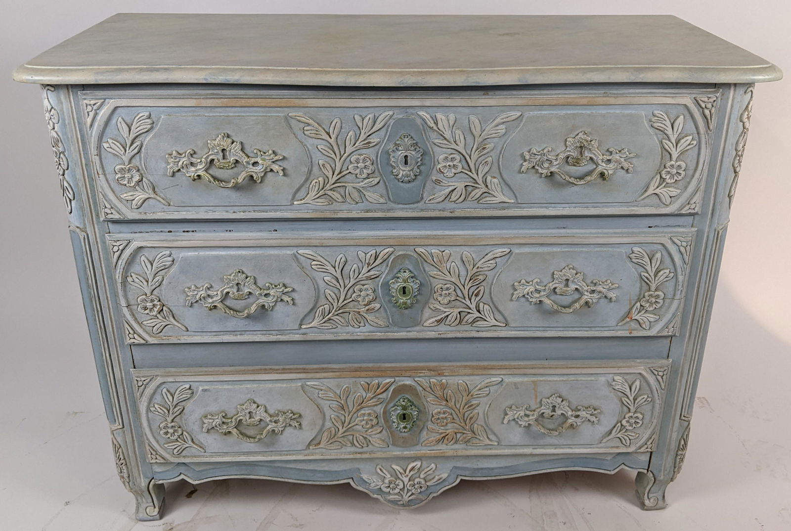 Blue & White Country French Chest (1 of 11)