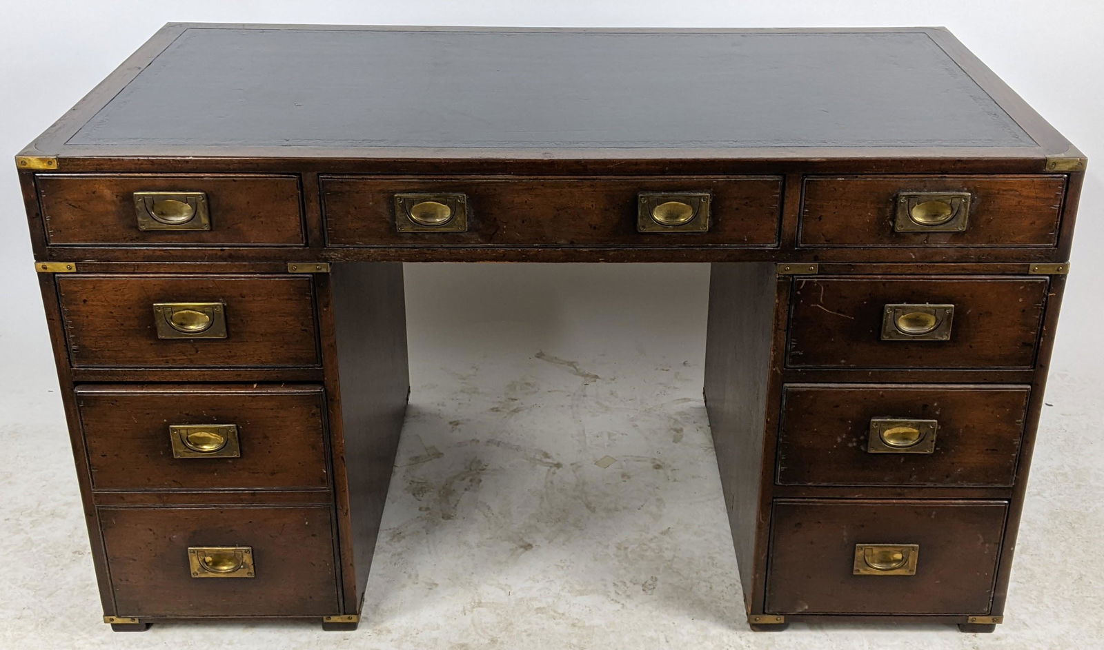 English Style Walnut Campaign Desk (1 of 16)