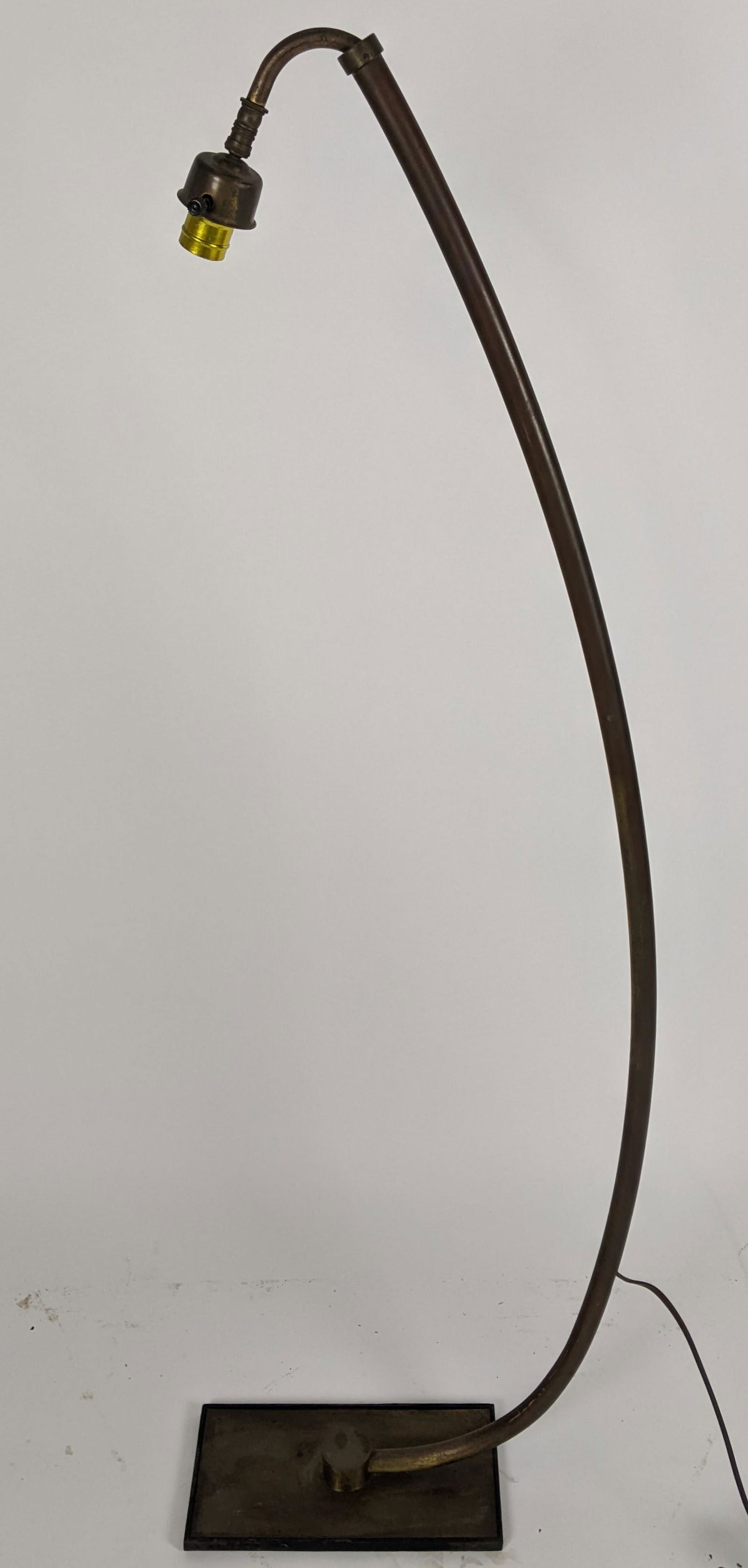 Mid-Century Modern Brass Floor Lamp (1 of 9)