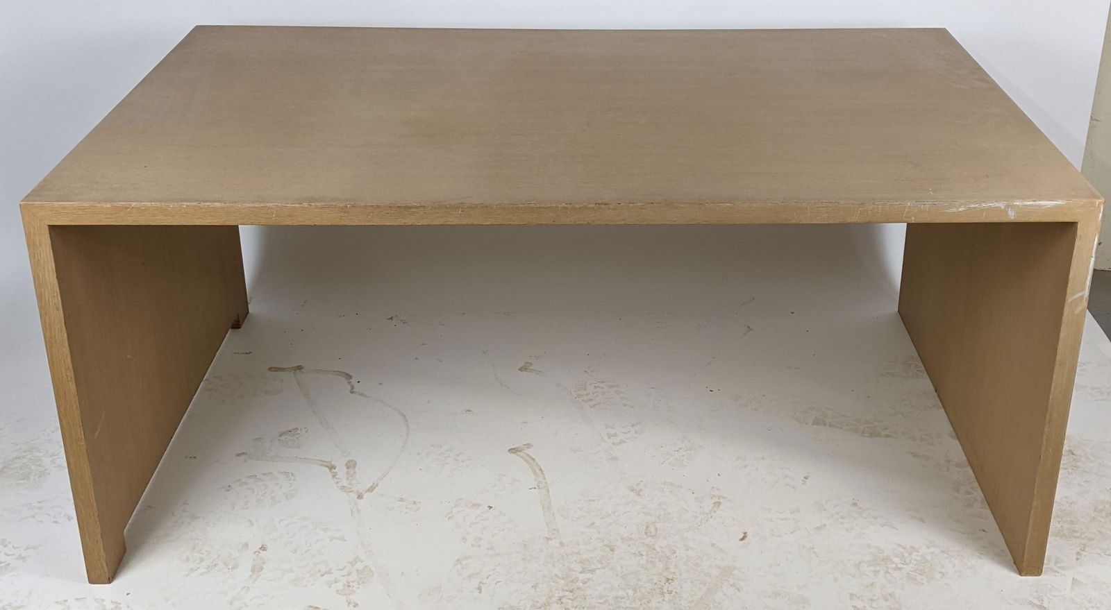 Large Blond Oak Conference Desk (1 of 9)