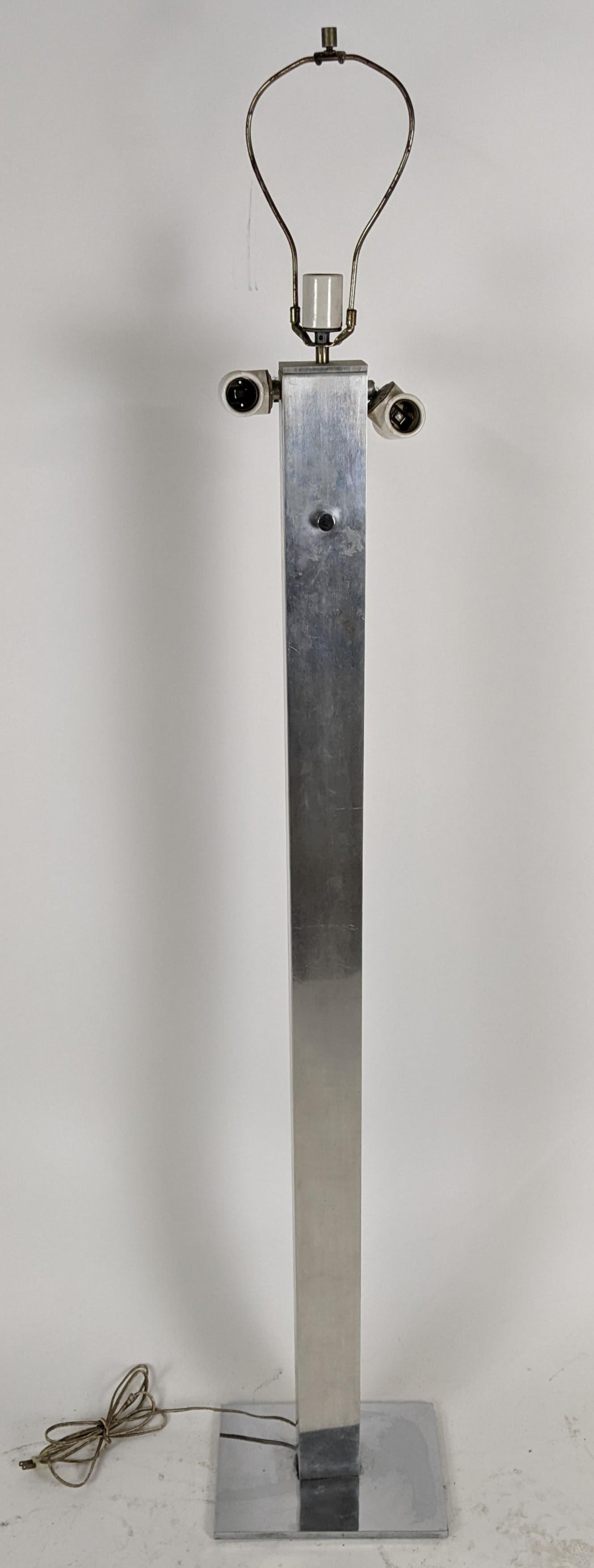 Mid-Century Modern Chrome Floor Lamp (1 of 7)