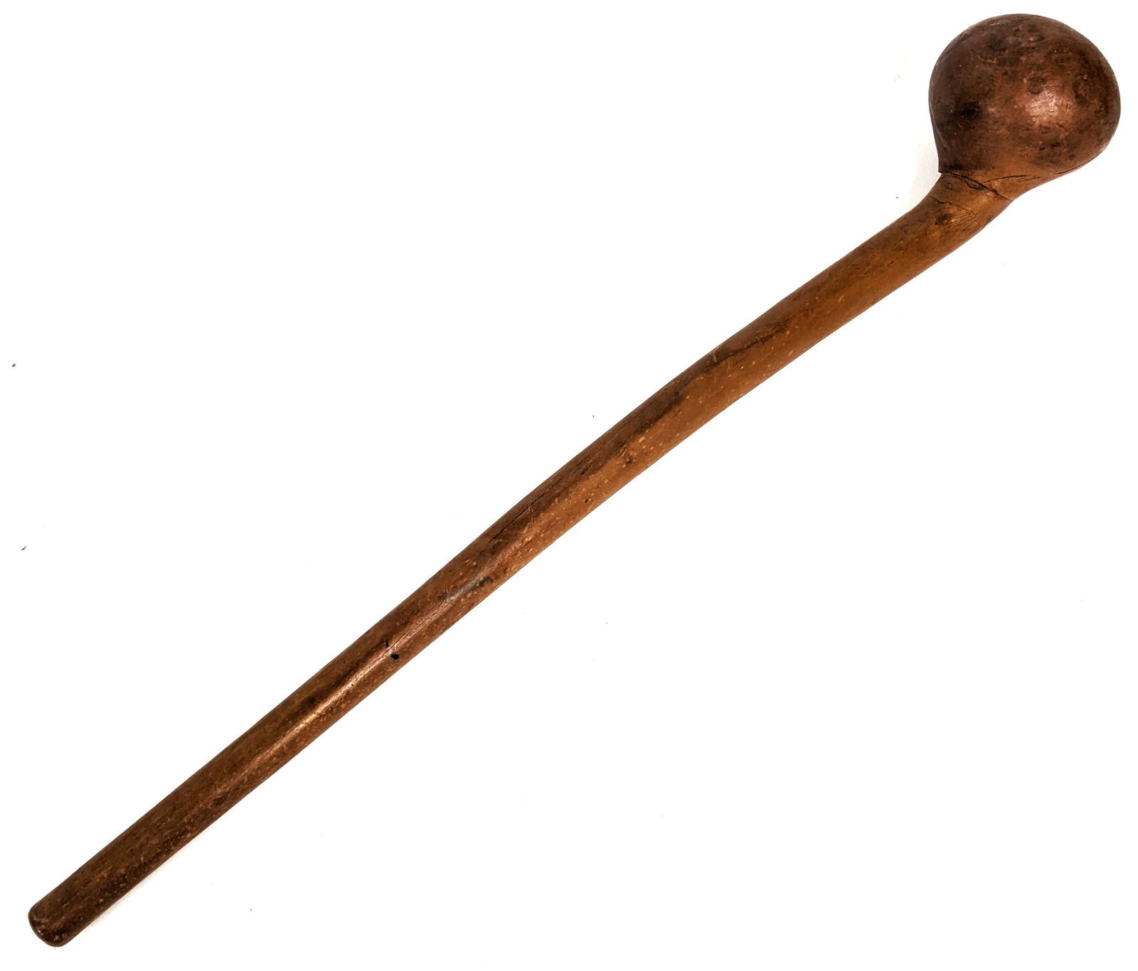 Antique African Knobkerrie / War Club: Antique African knobkerrie / war club. [20" L]. In good condition.