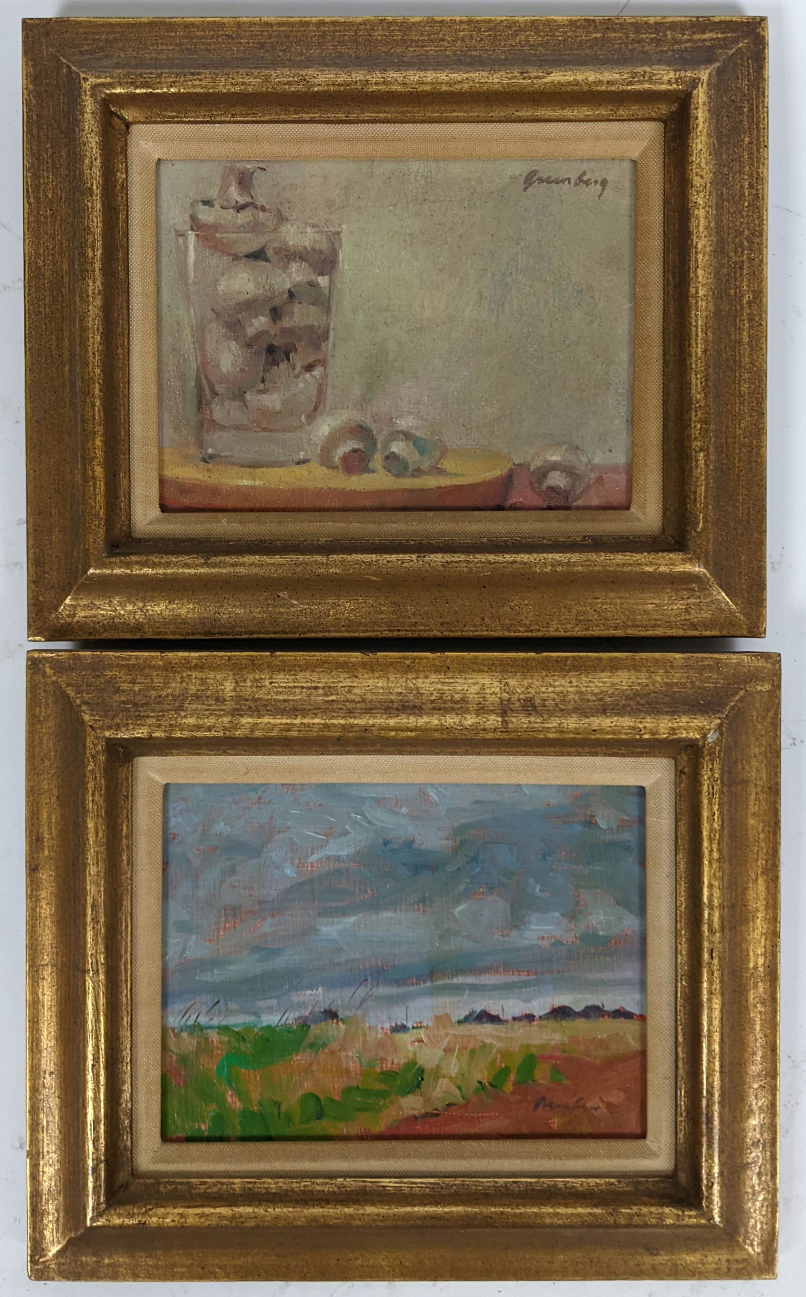 GREENBURG Landscape - Still Life Two Paintings (1 of 11)