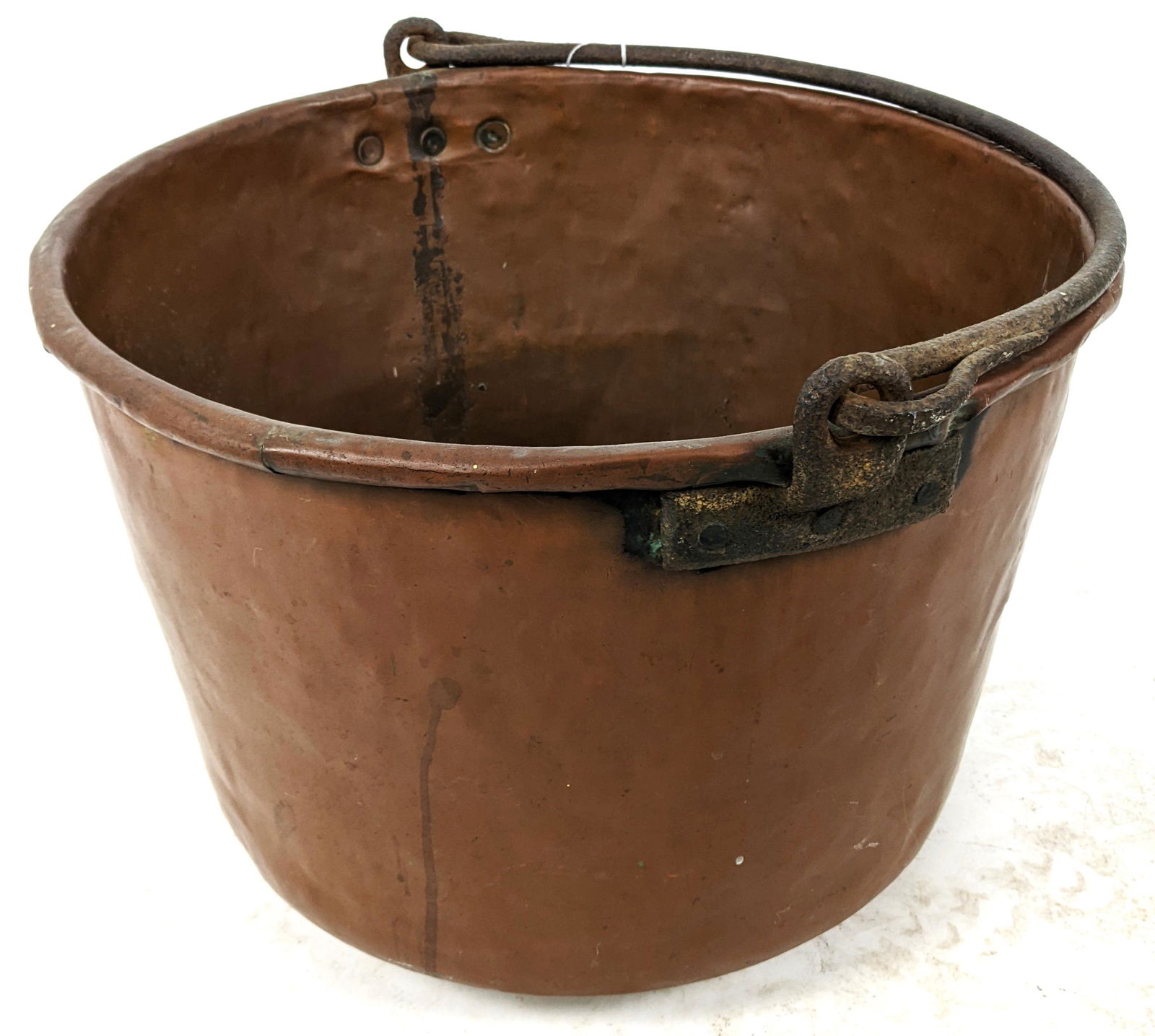 Antique Large Copper Pot (1 of 9)