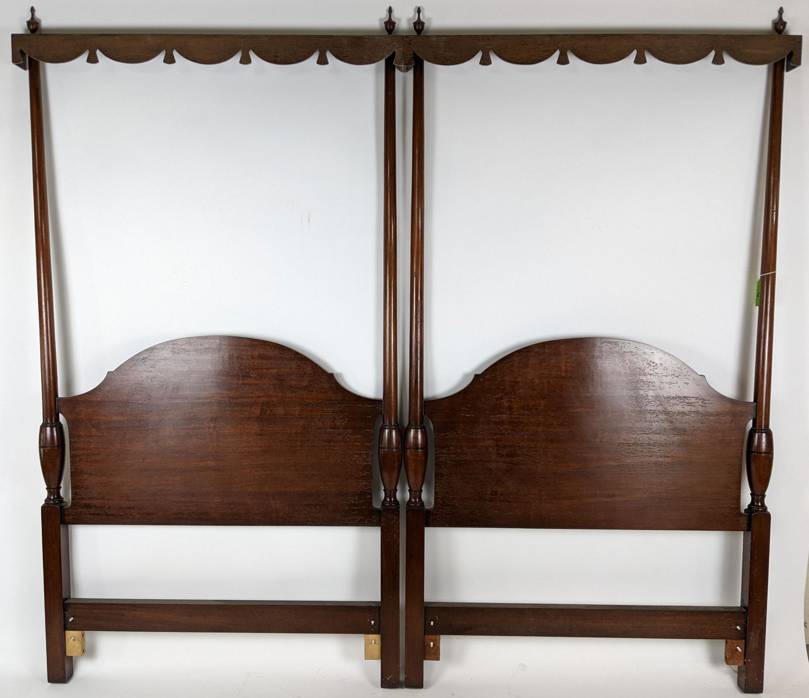 Pair of Mahogany Canopy Beds (1 of 10)