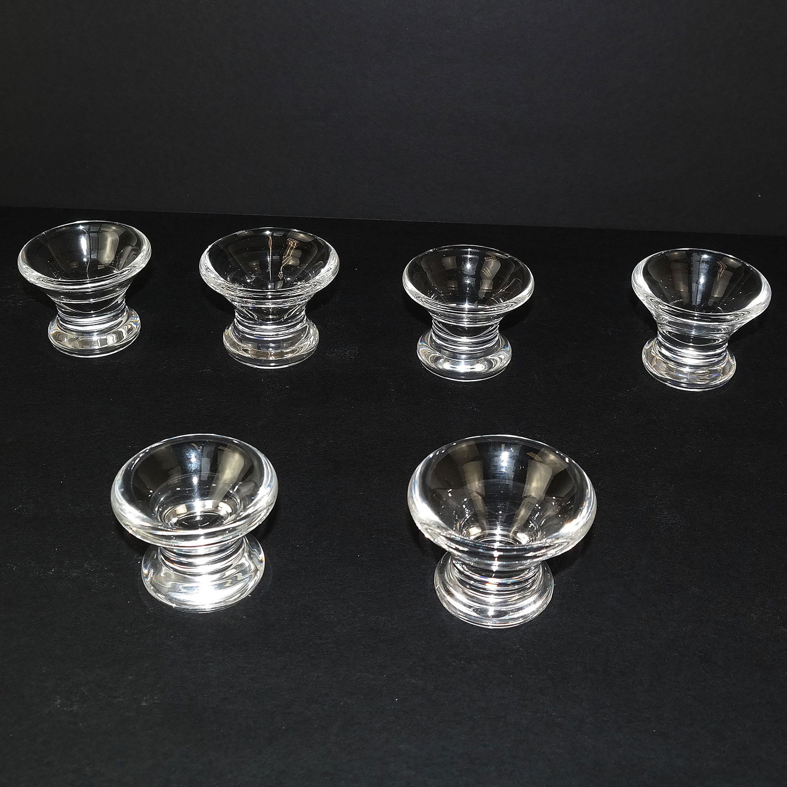 Set of 6 Steuben Nut Bowls (1 of 9)