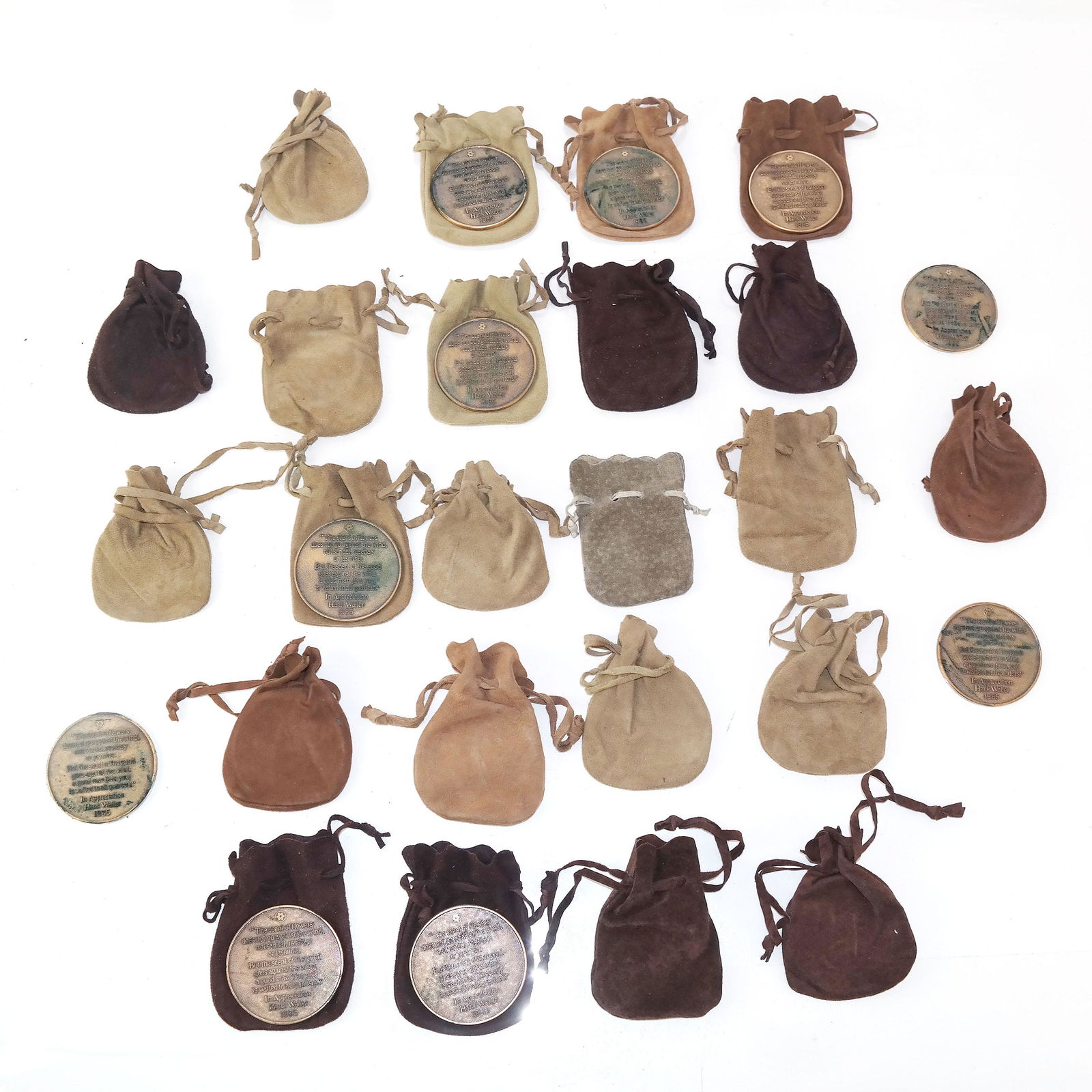 Assorted Bronze & Metal Medals (1 of 10)