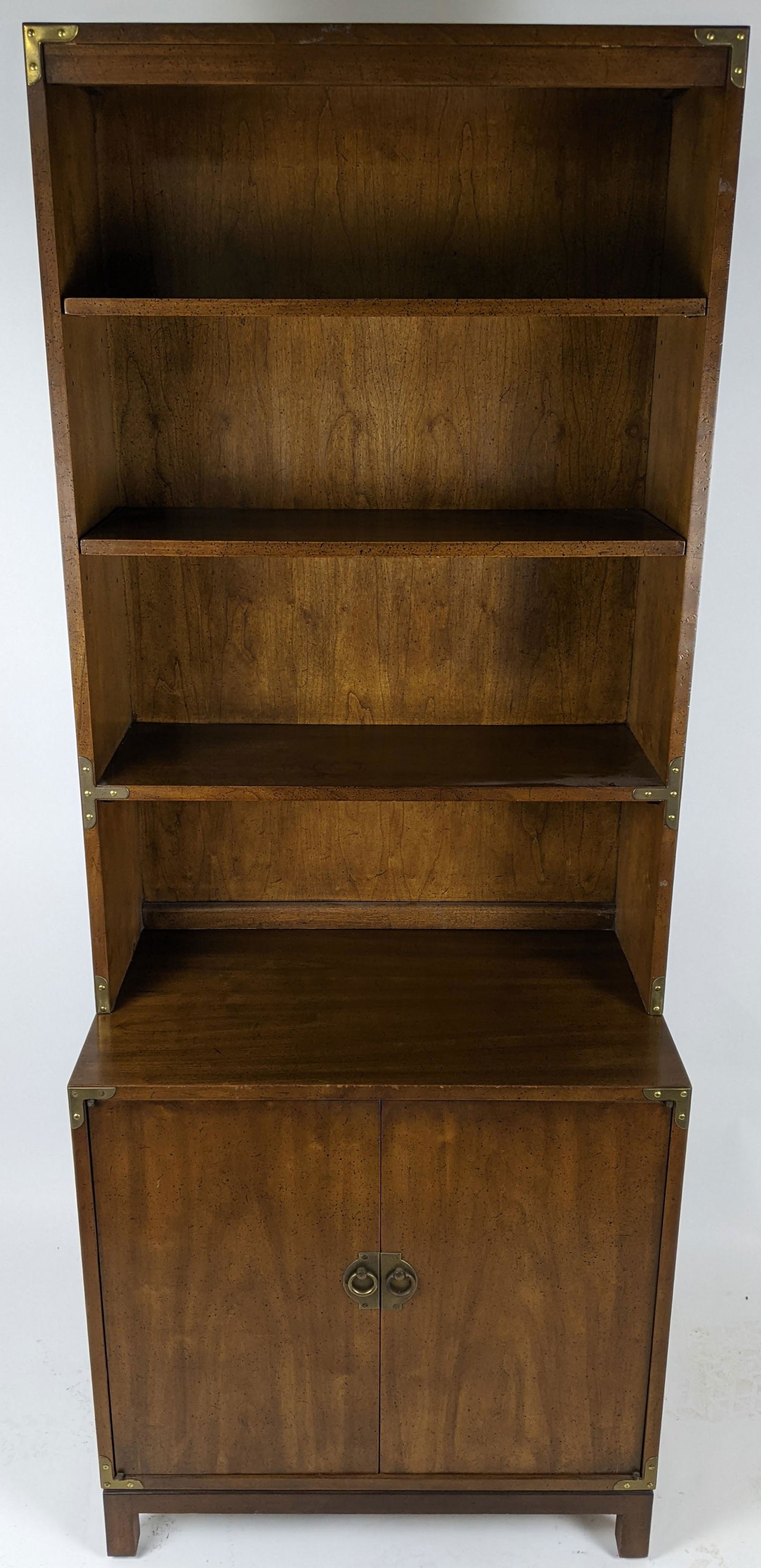 Drexel Two-Part Cabinet Bookcase (1 of 13)