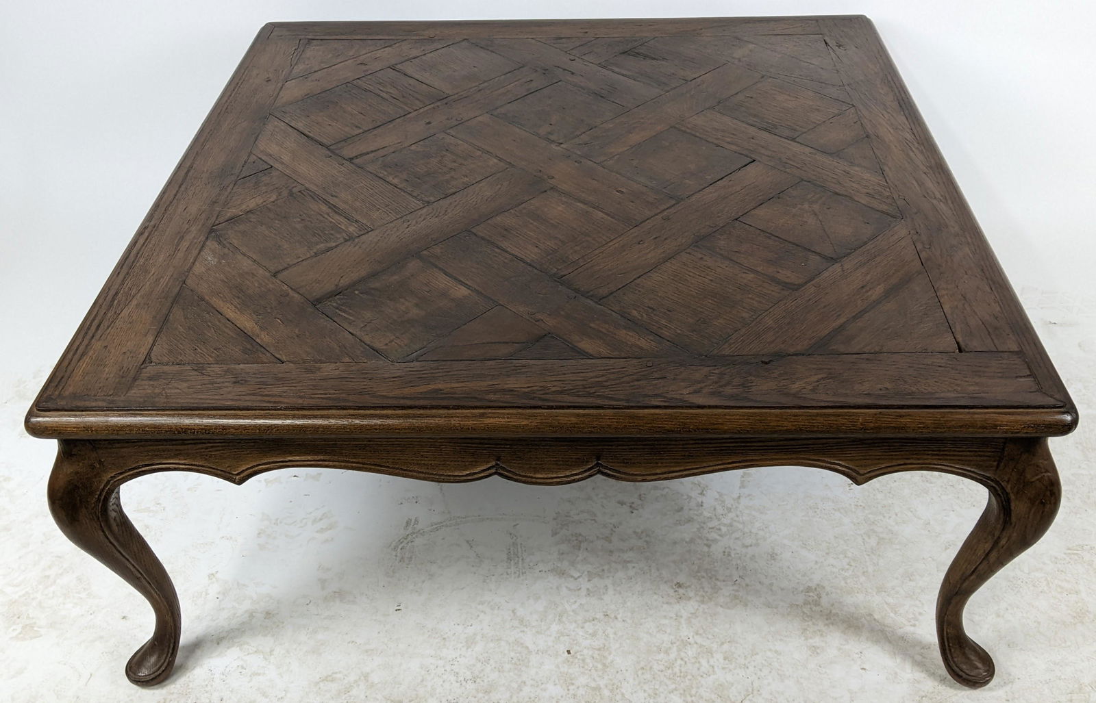 French Provincial Parquetry Top Coffee Table (1 of 10)