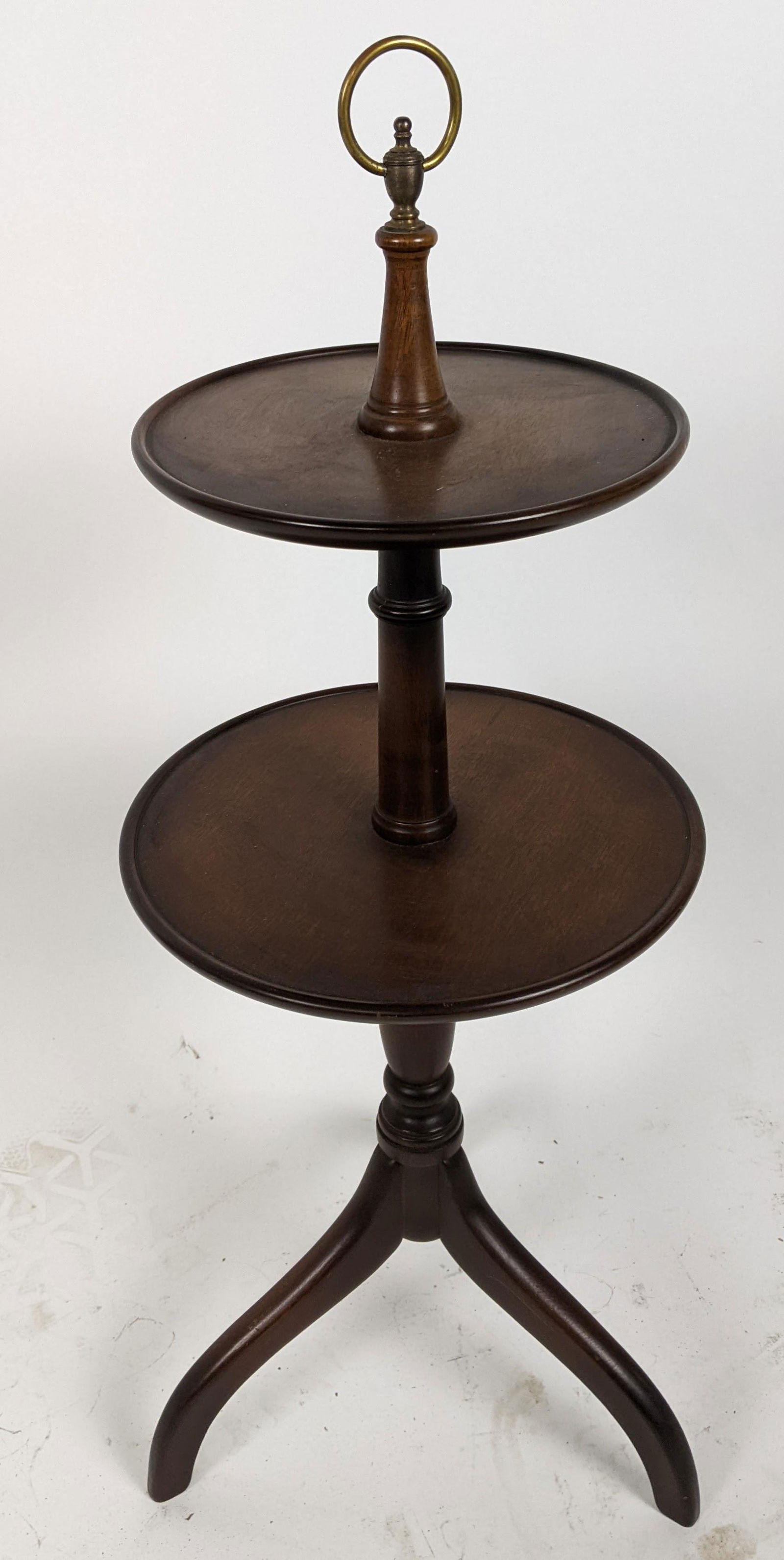 Mahogany Two-Tier Stand (1 of 7)