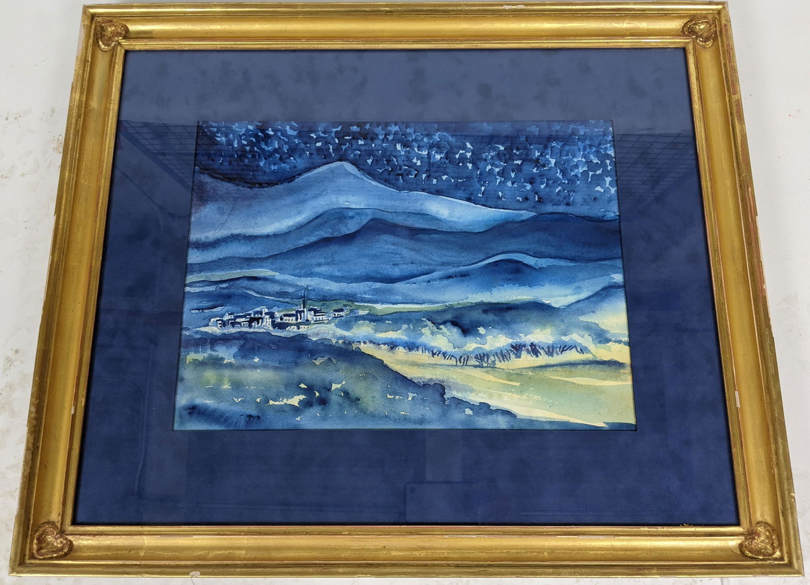 Mountain Village by the Sea - W/C Painting (1 of 10)