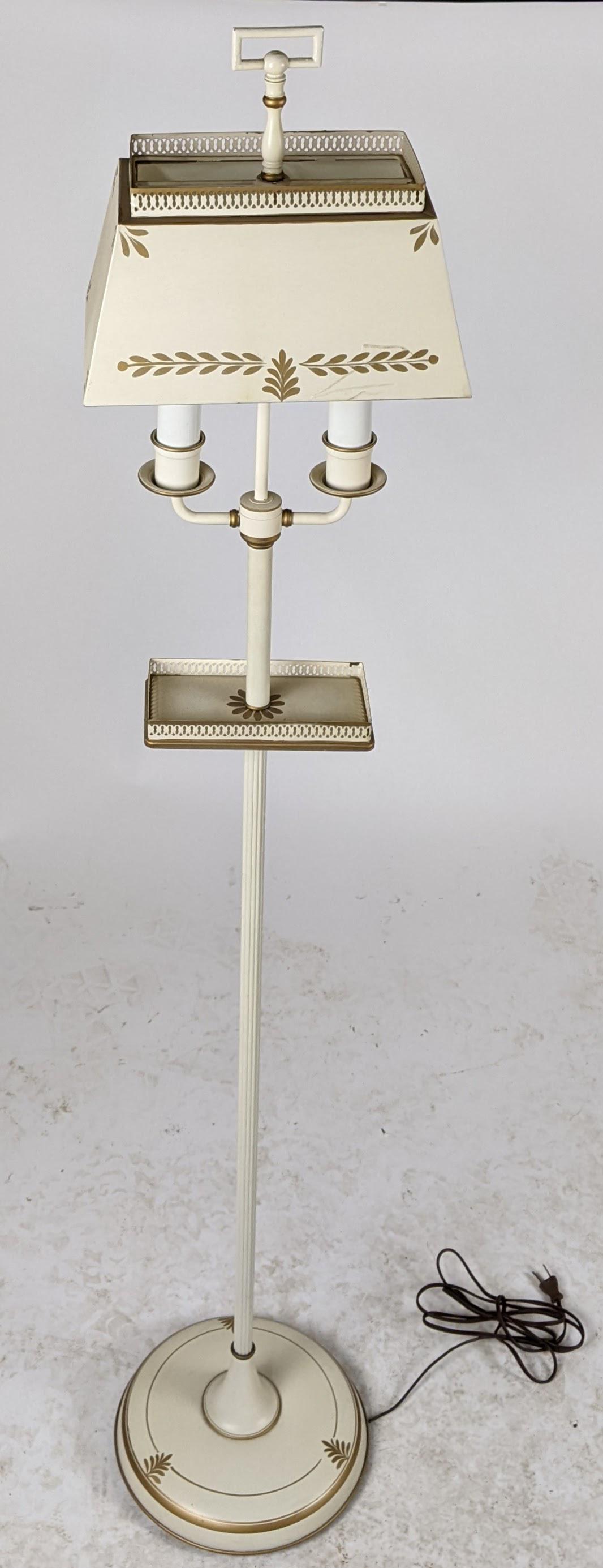 20th C. Tole Painted Floor Lamp (1 of 6)