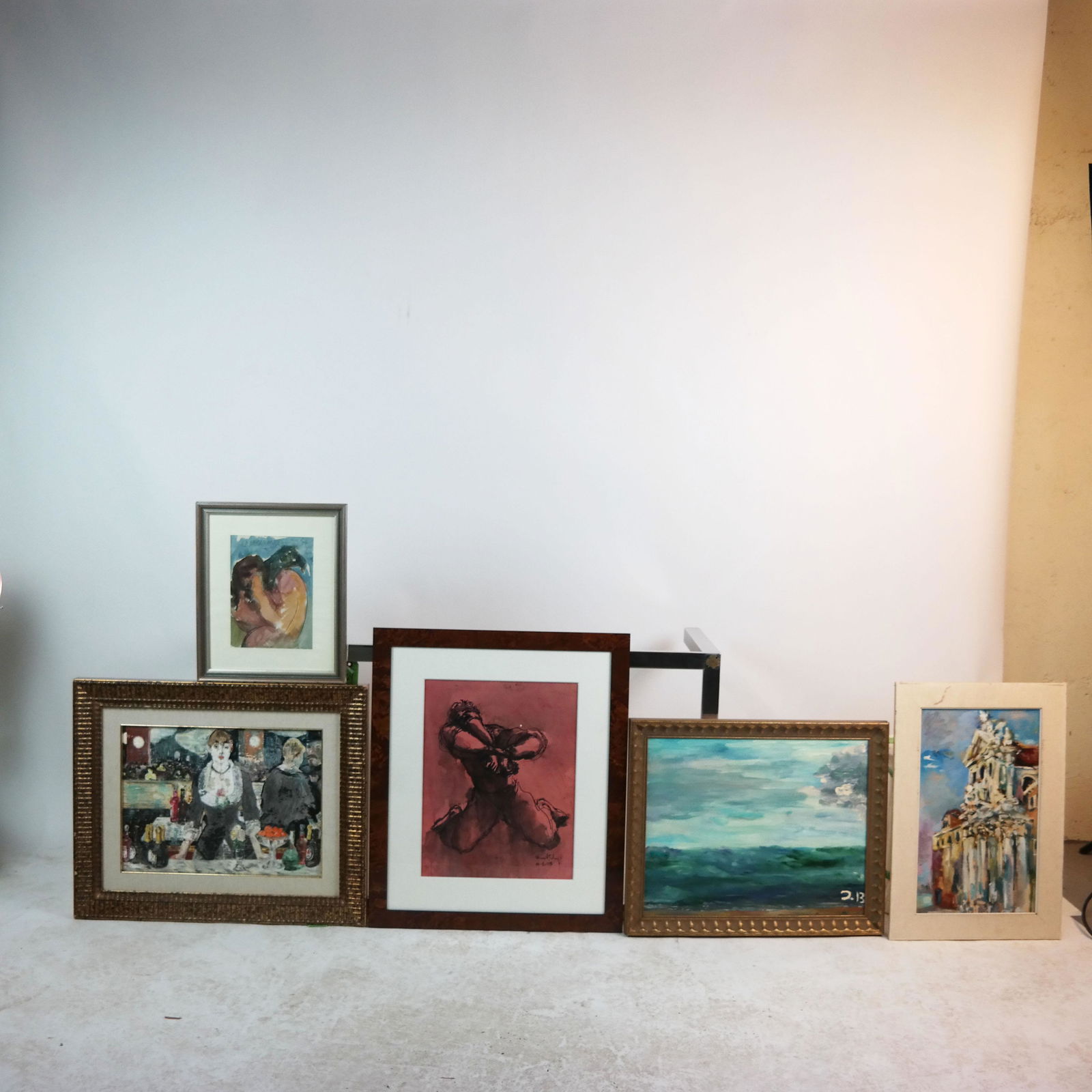 Five Framed Works of Art (1 of 14)
