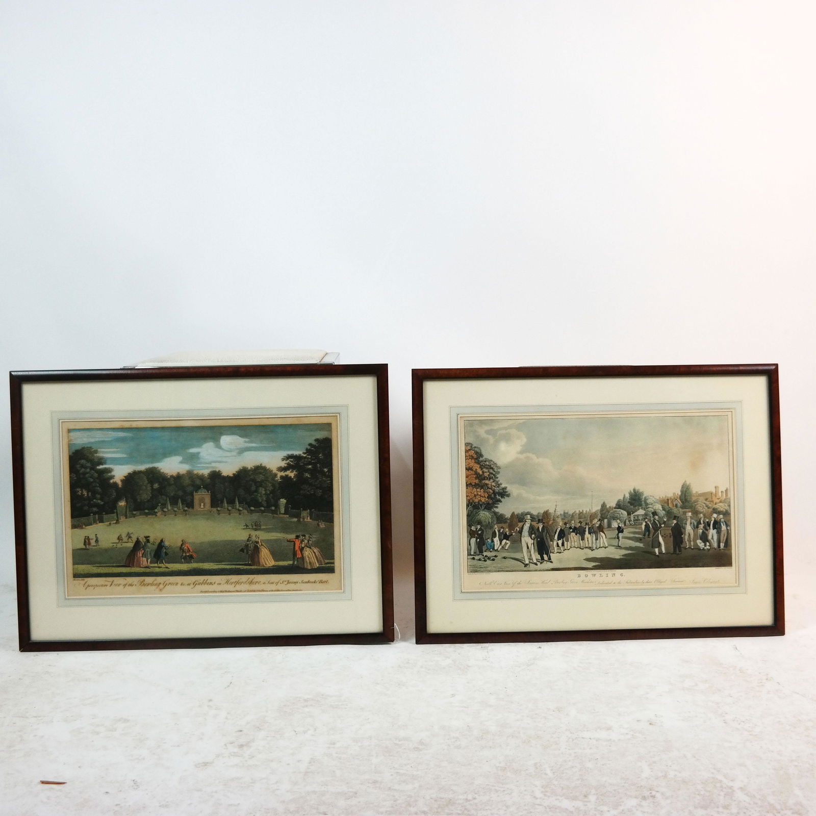 Two Colored English Bowling Prints (1 of 13)