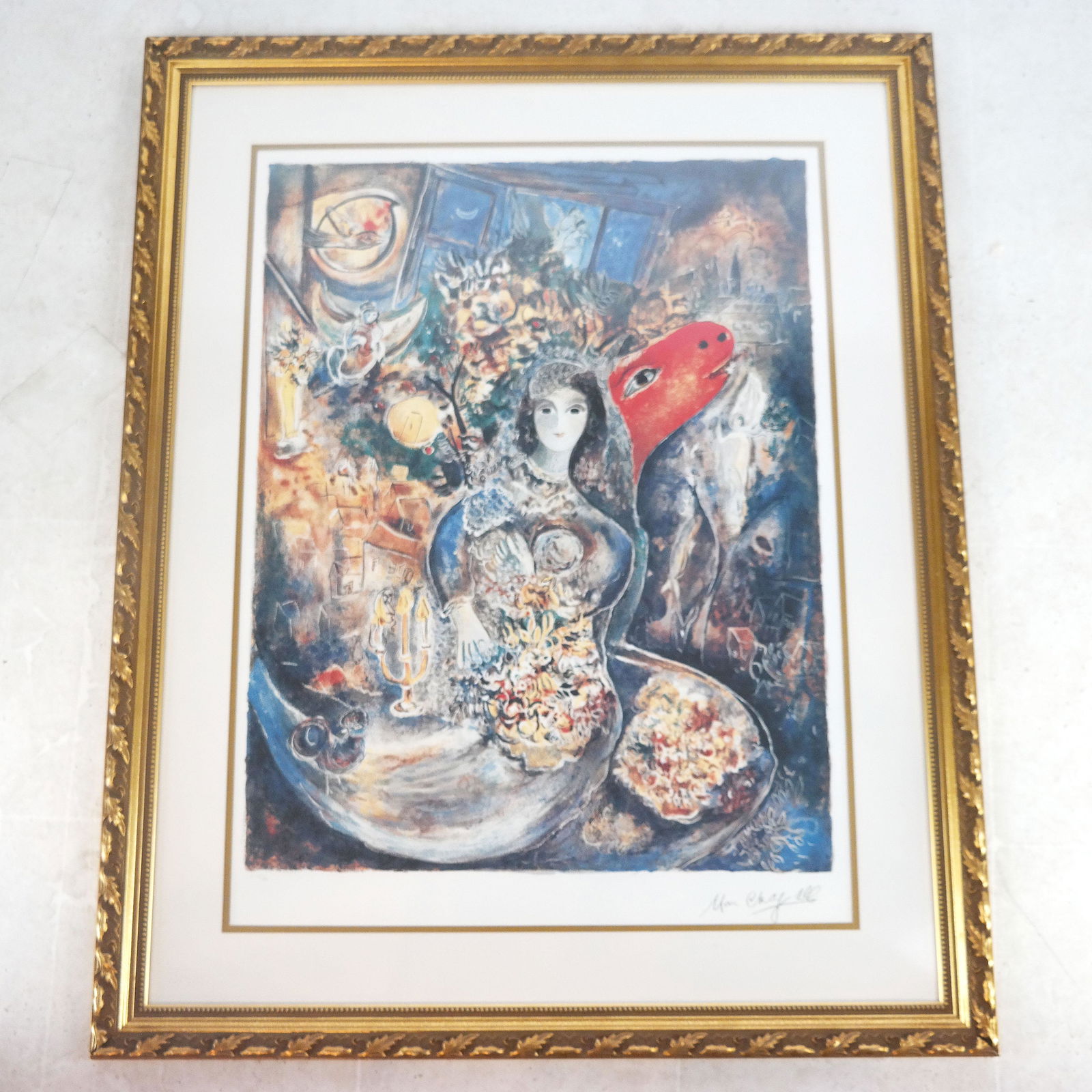 Marc CHAGALL: "Bella" - Offset Lithograph (1 of 14)