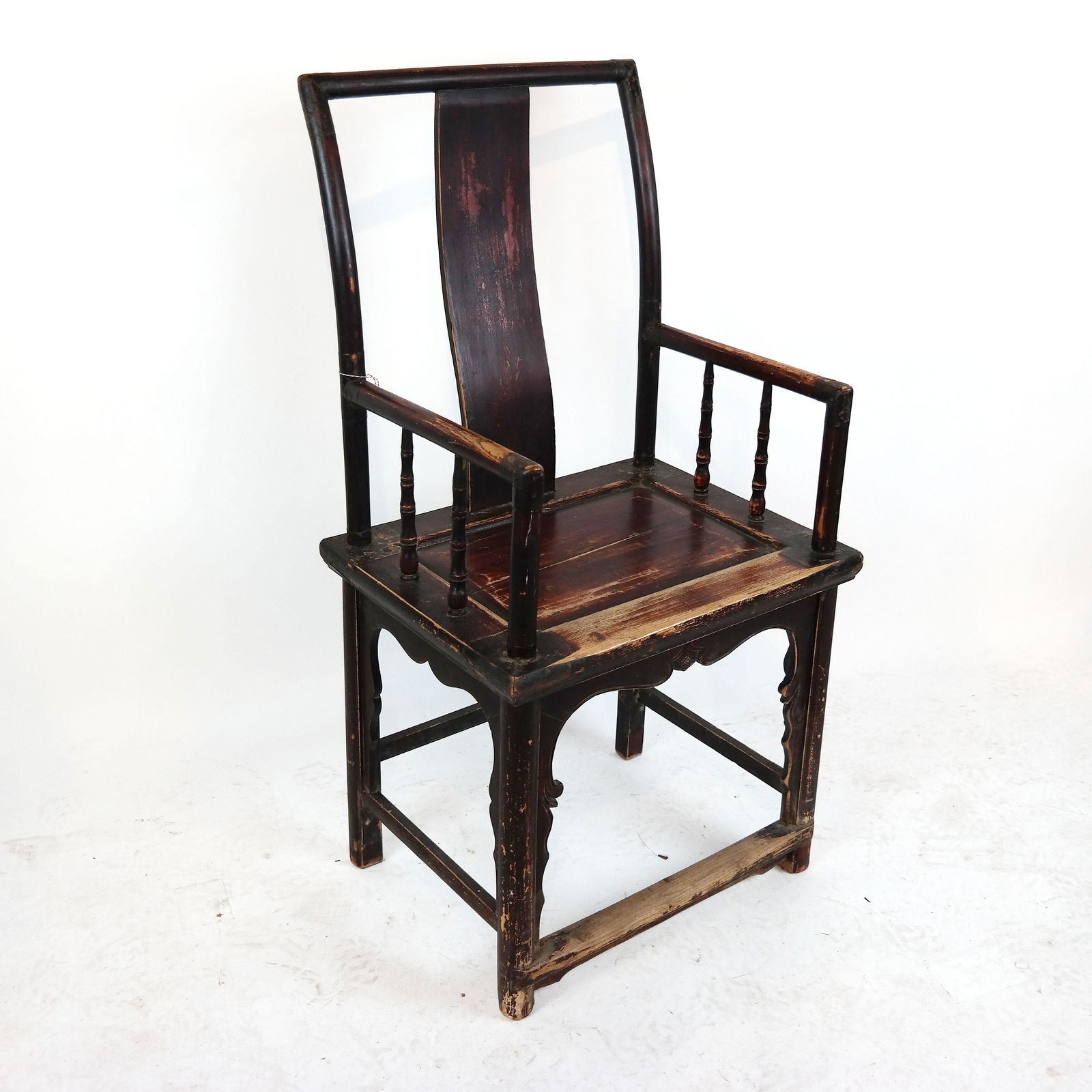 Antique Chinese Yoke Back Arm Chair (1 of 6)