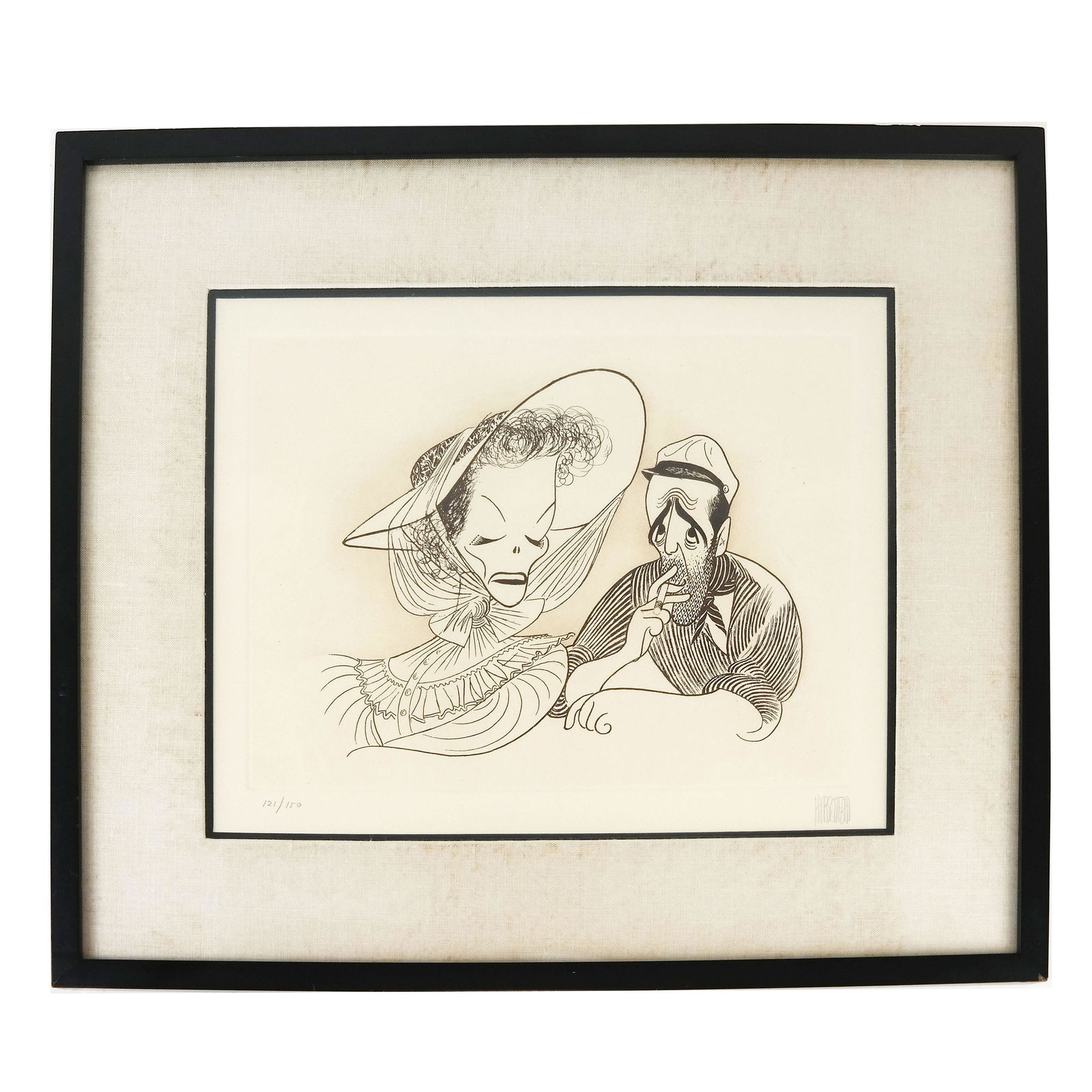 Al HIRSCHFELD: "African Queen" - Etching (1 of 7)