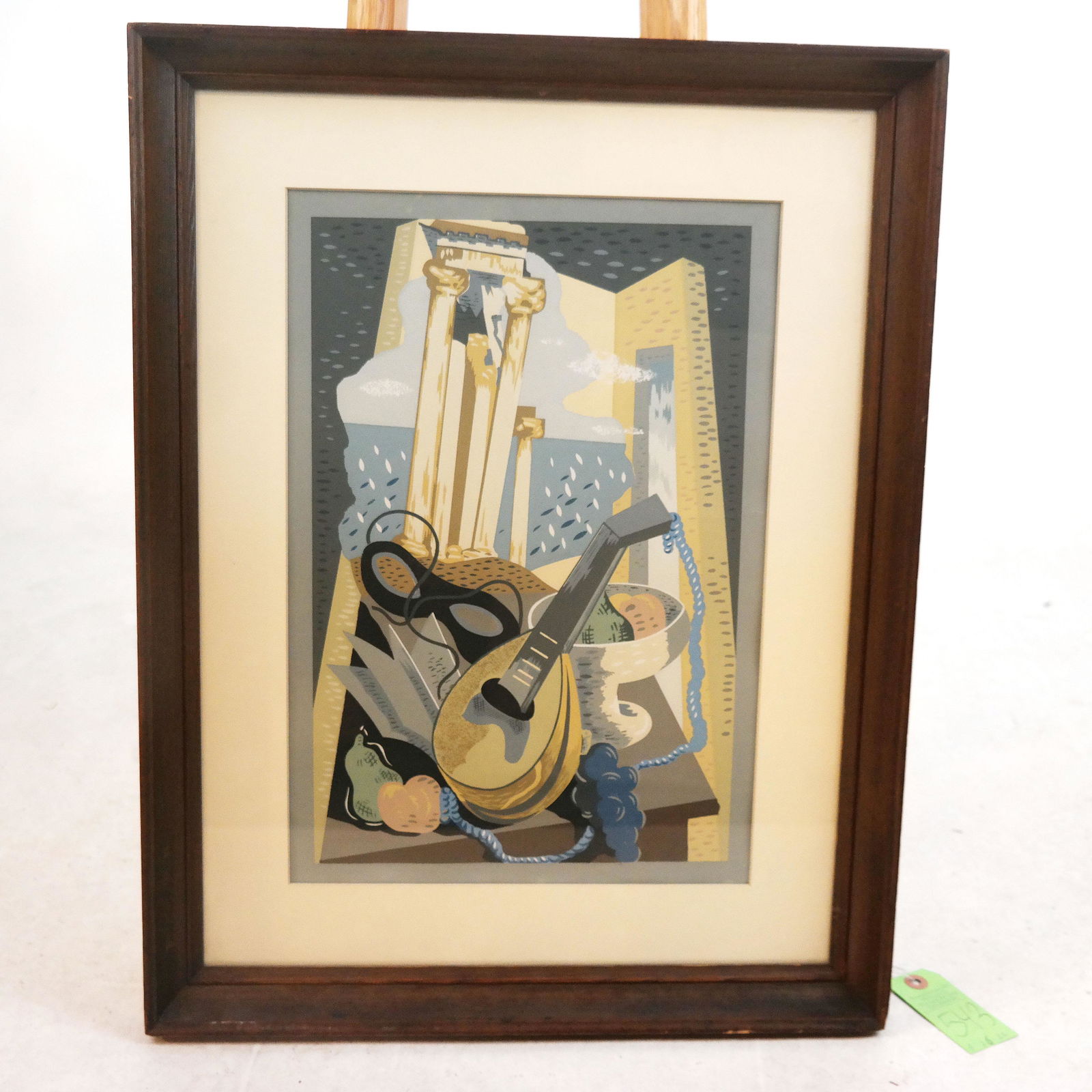 Framed Musical Still Life - Silkscreen Print (1 of 7)