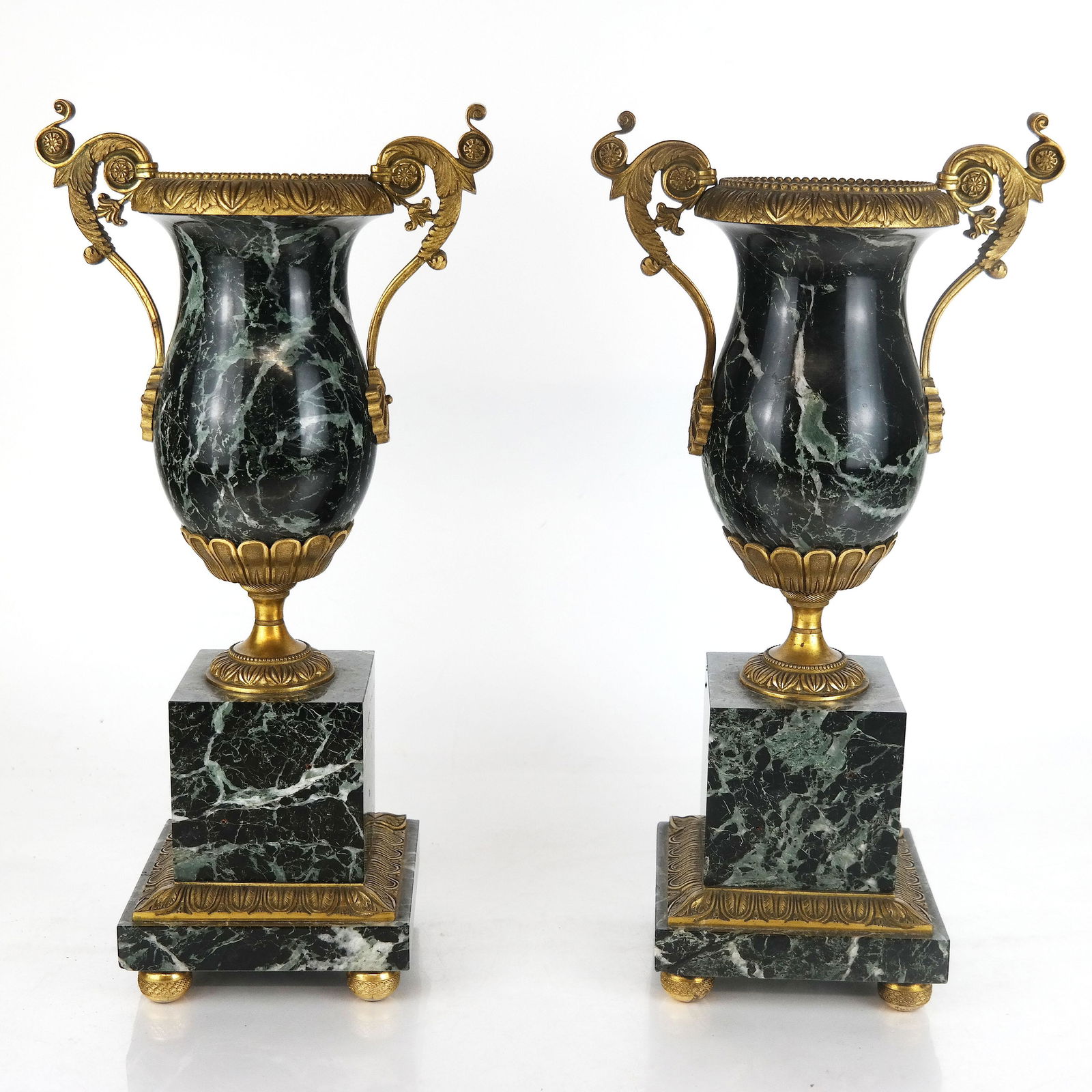 Pair of Antique Neoclassical-Style Urns (1 of 12)