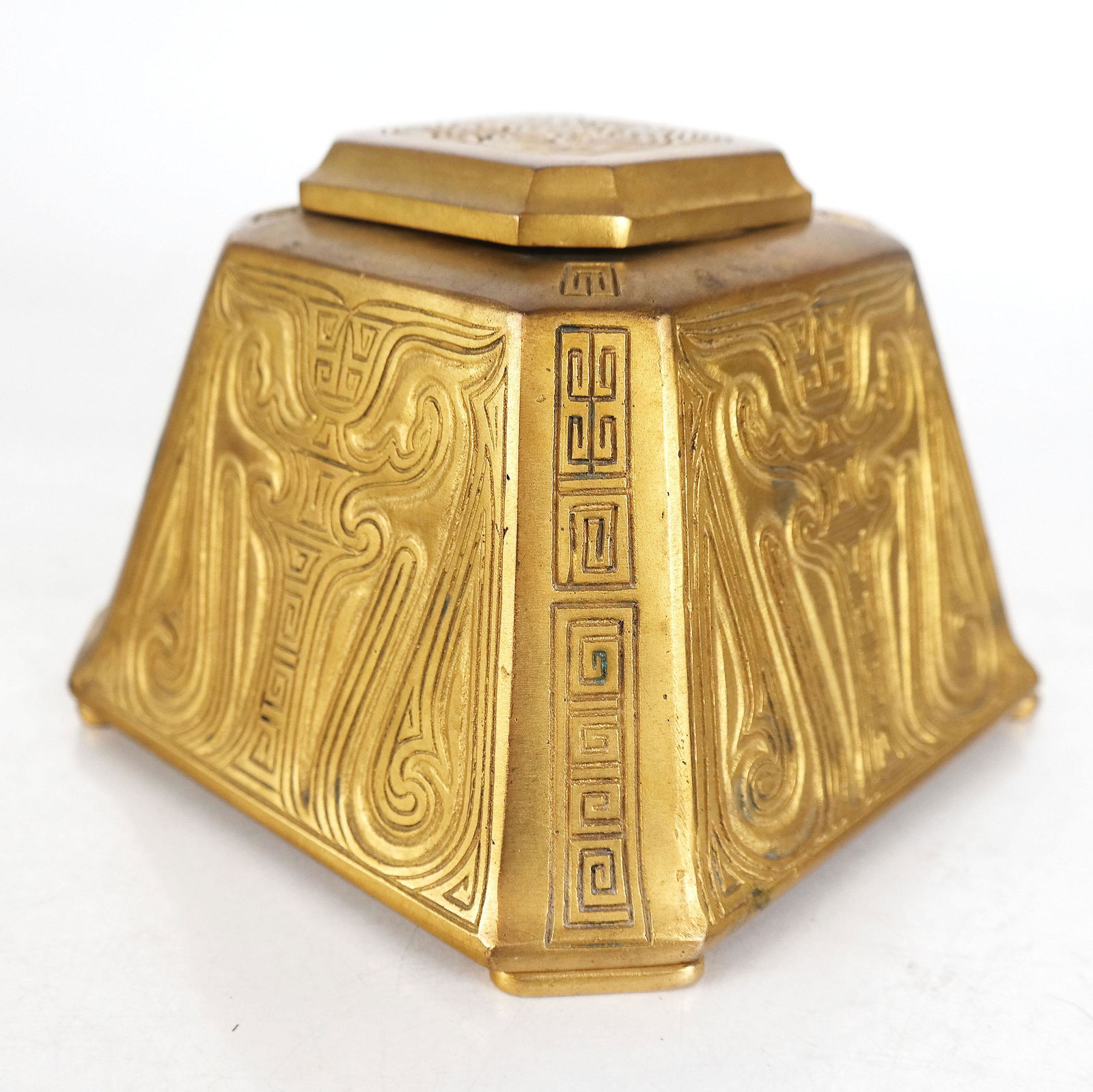 Tiffany Studios Bronze Inkwell (1 of 12)