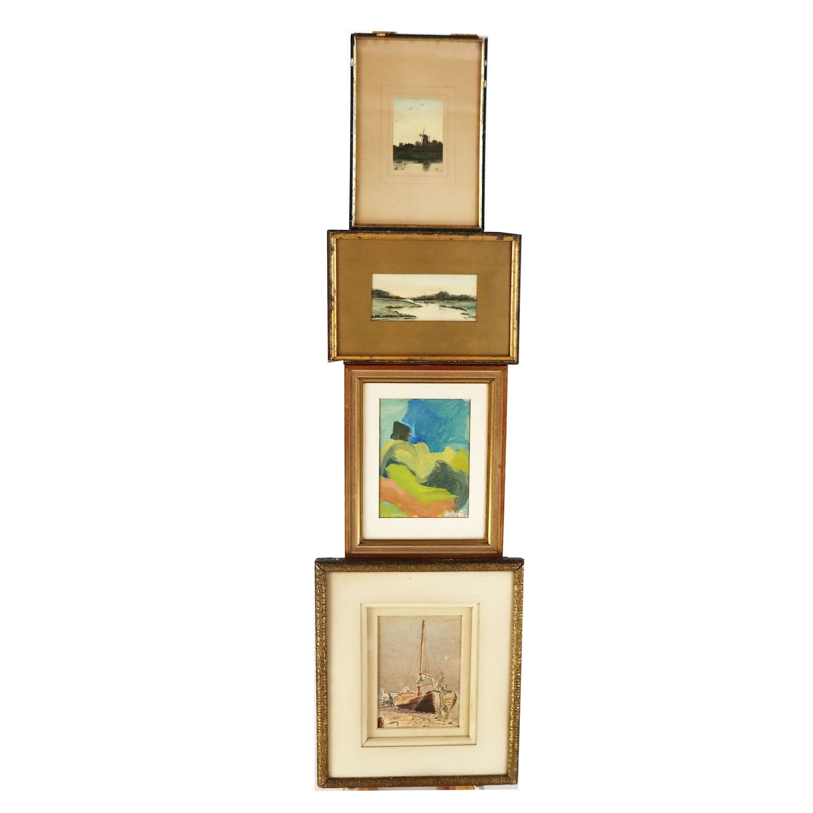 Lot of Four Watercolor Paintings (1 of 17)